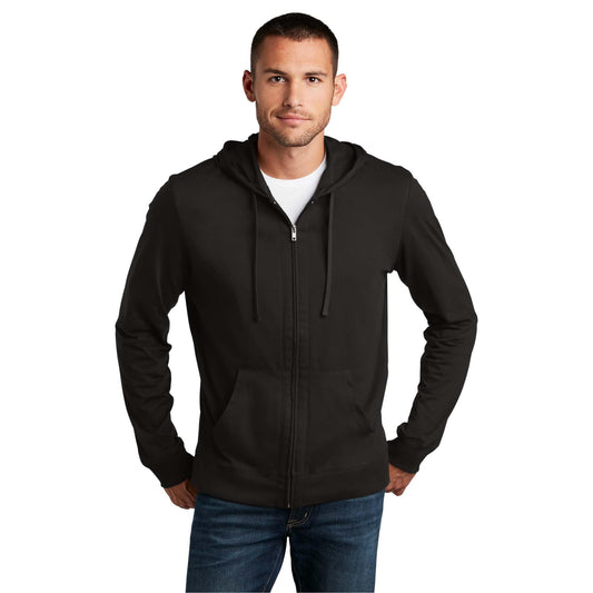 Black Sweatshirts - District - Cozy Zip Hoodie