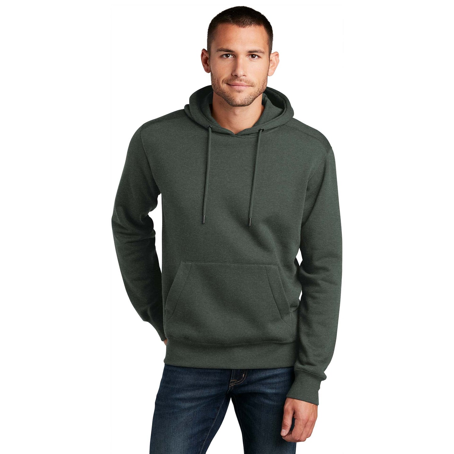Jet Black Sweatshirt - District - Cozy Fleece - Soft