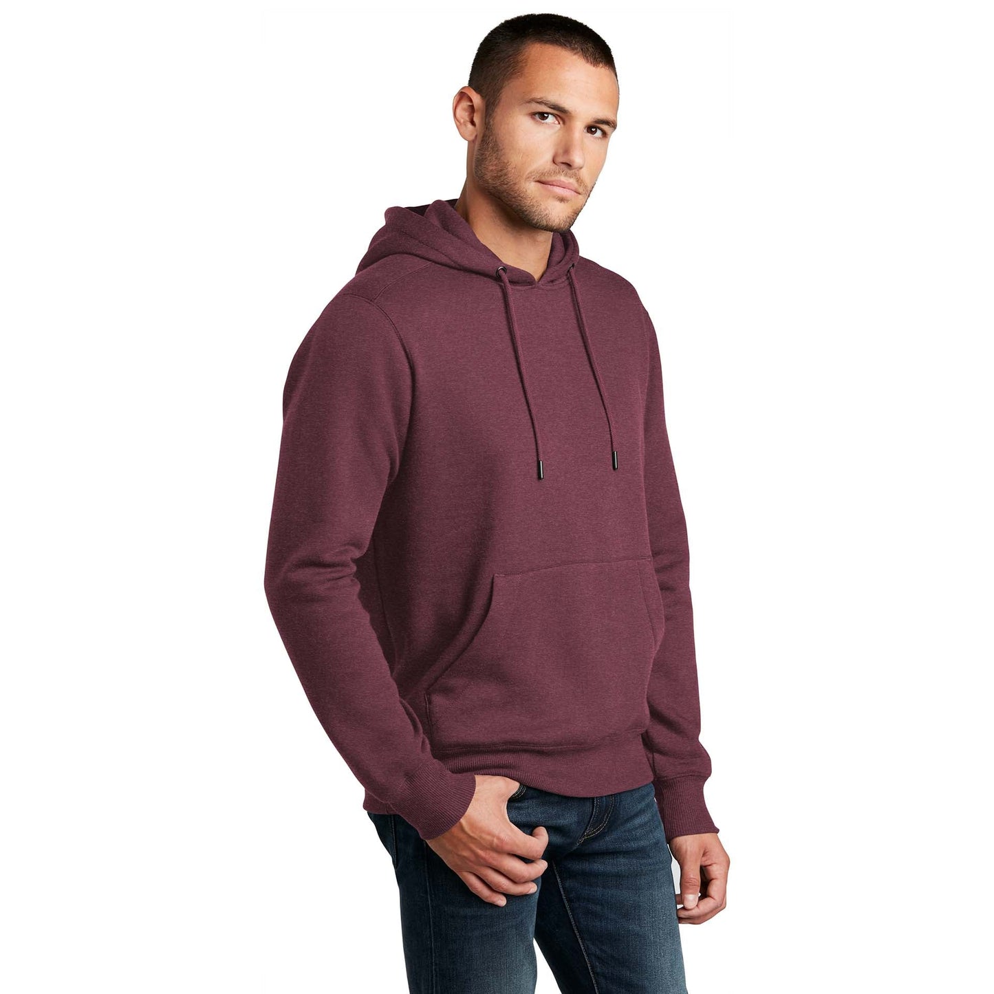 Jet Black Sweatshirt - District - Cozy Fleece - Soft