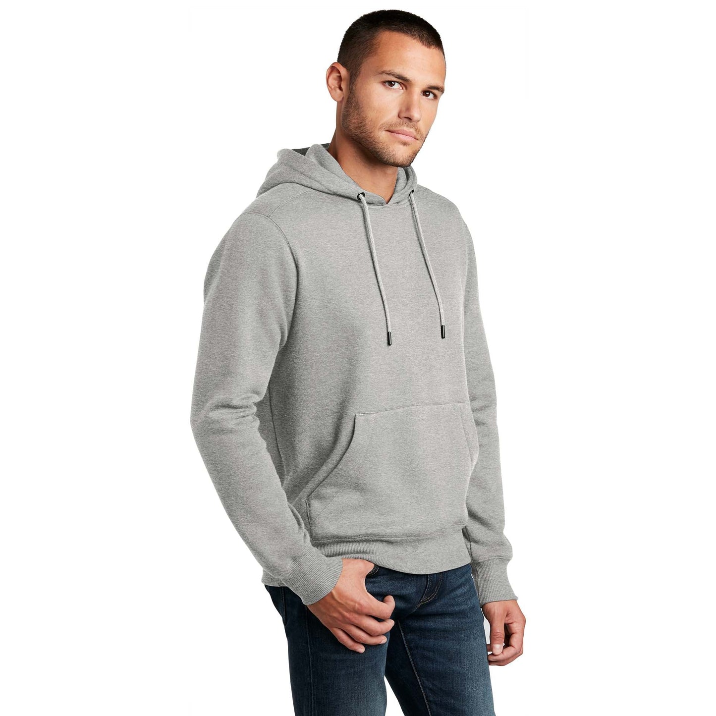 Jet Black Sweatshirt - District - Cozy Fleece - Soft