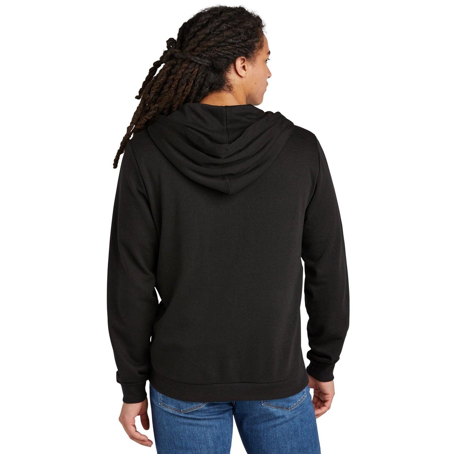 Black Hoodie - District - Soft Fleece - Comfortable Style