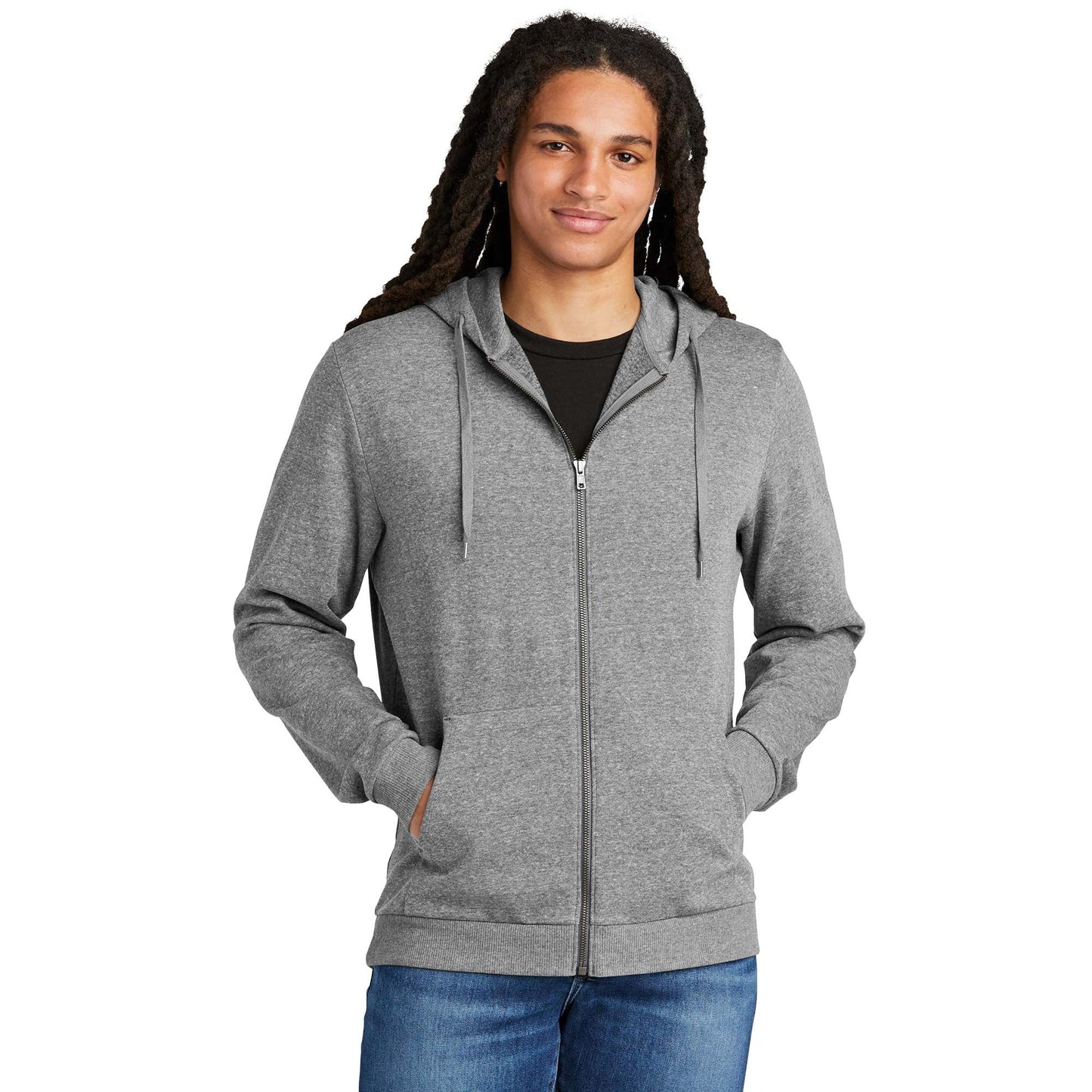Black Hoodie - District - Soft Fleece - Comfortable Style