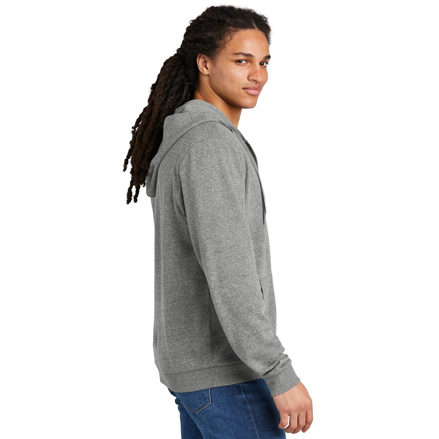 Black Hoodie - District - Soft Fleece - Comfortable Style