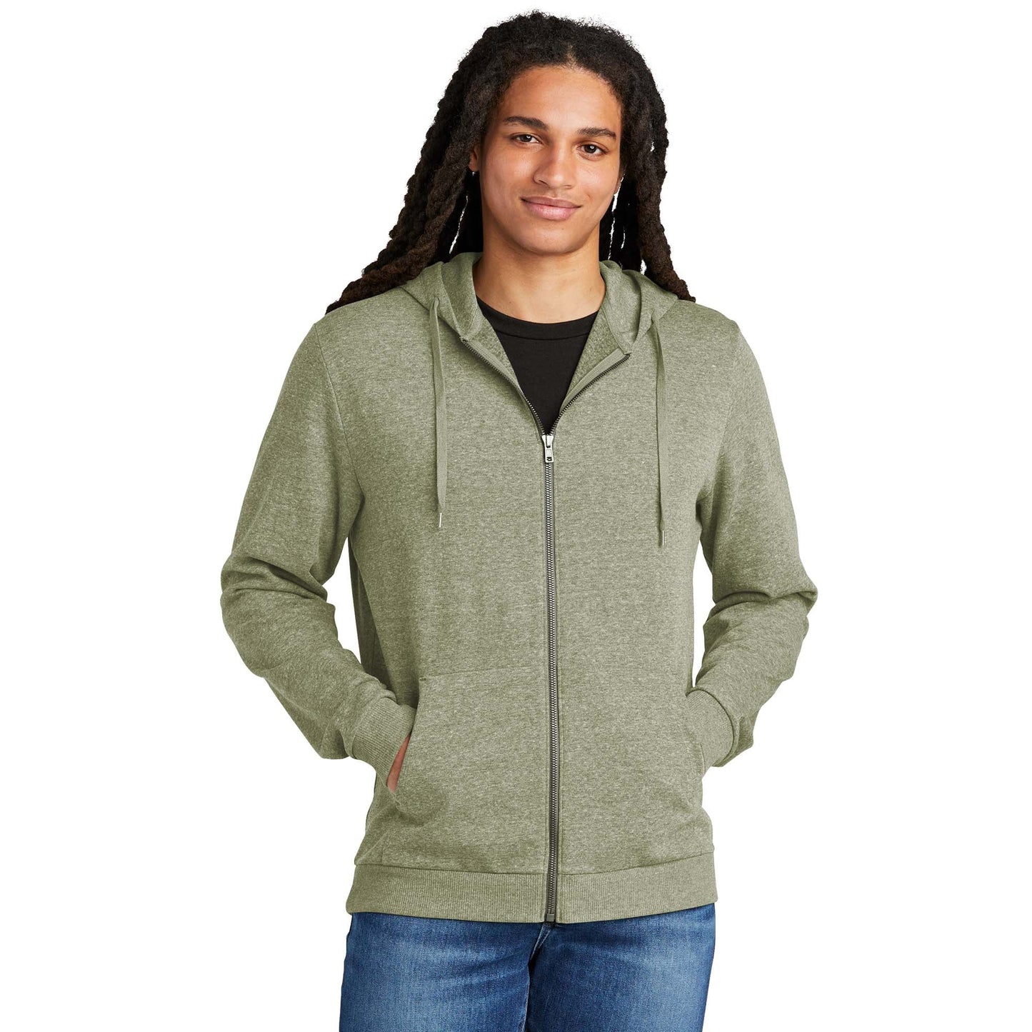 Black Hoodie - District - Soft Fleece - Comfortable Style