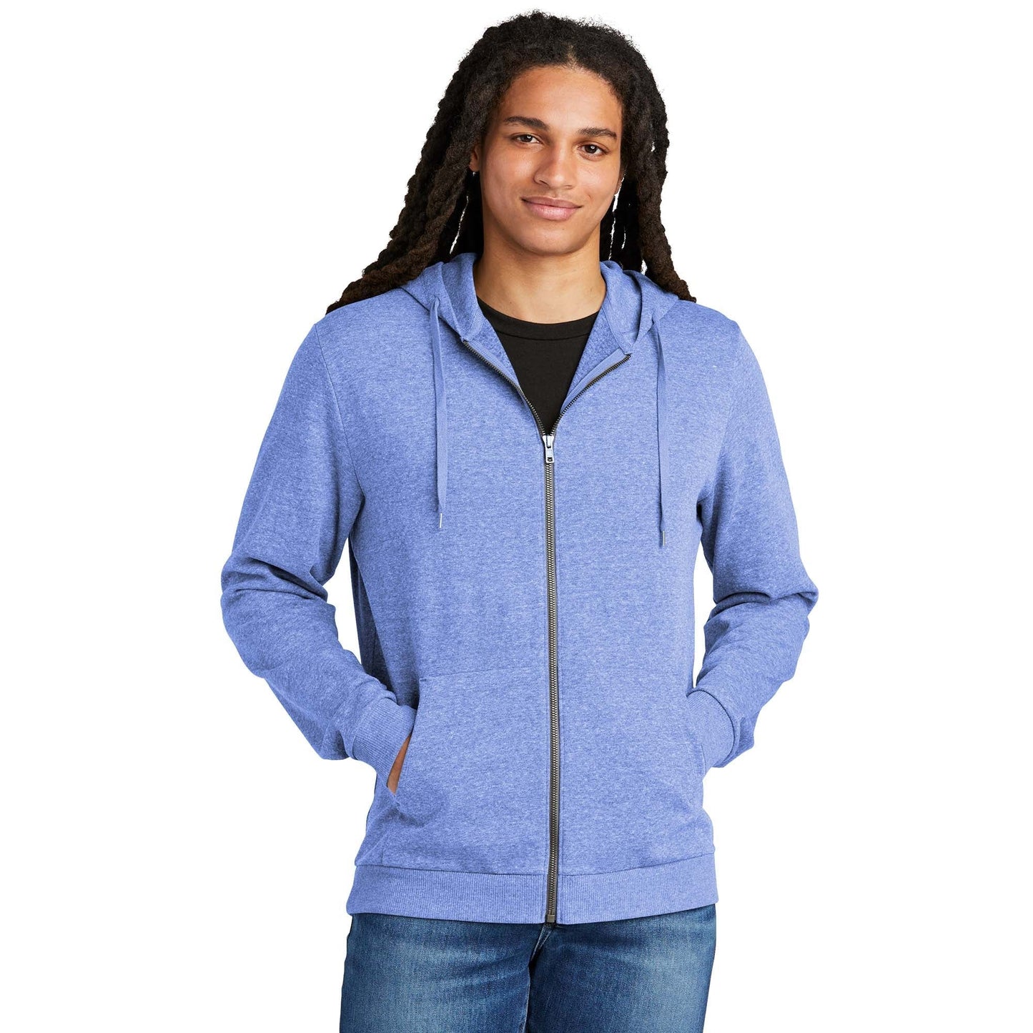 Black Hoodie - District - Soft Fleece - Comfortable Style