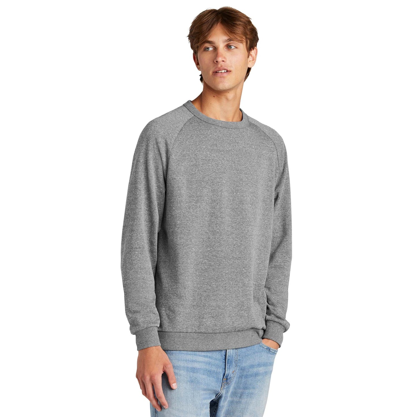 Black Sweatshirts - District - Soft Fleece Crewneck