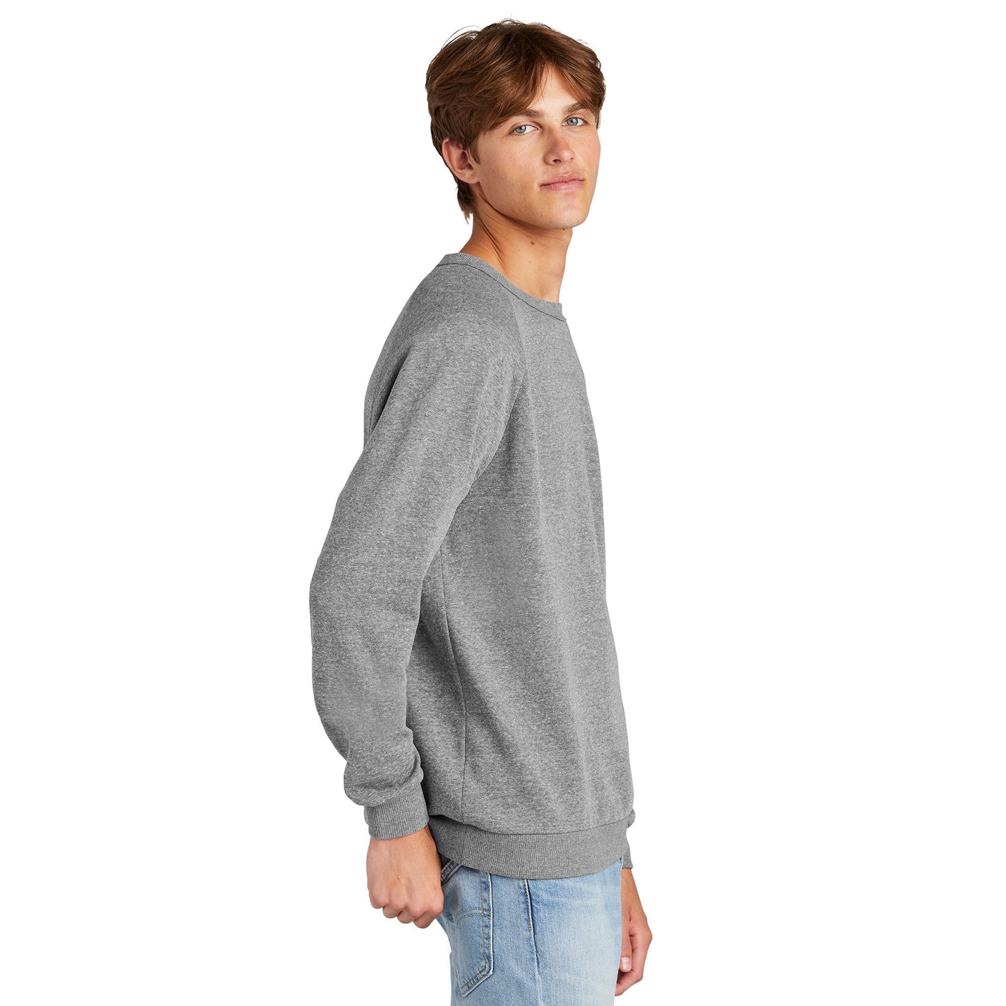 Black Sweatshirts - District - Soft Fleece Crewneck
