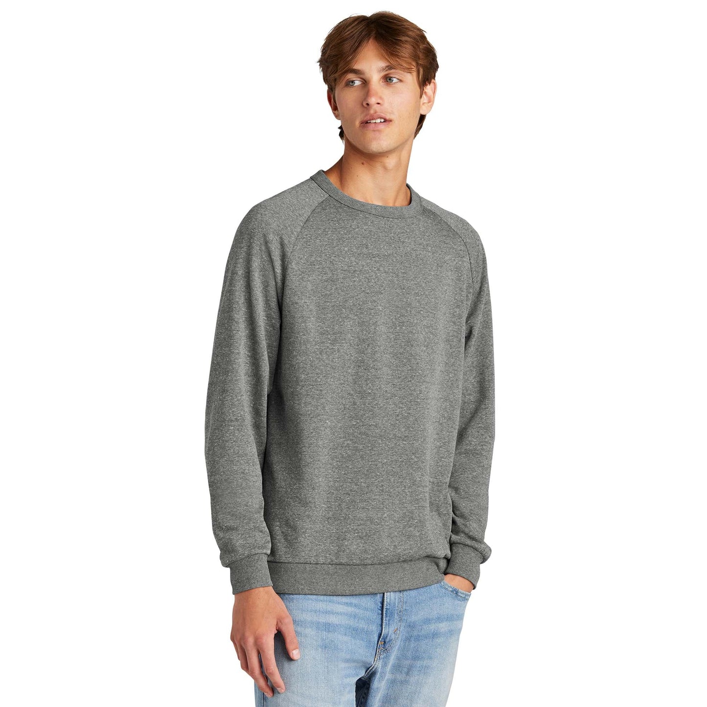 Black Sweatshirts - District - Soft Fleece Crewneck