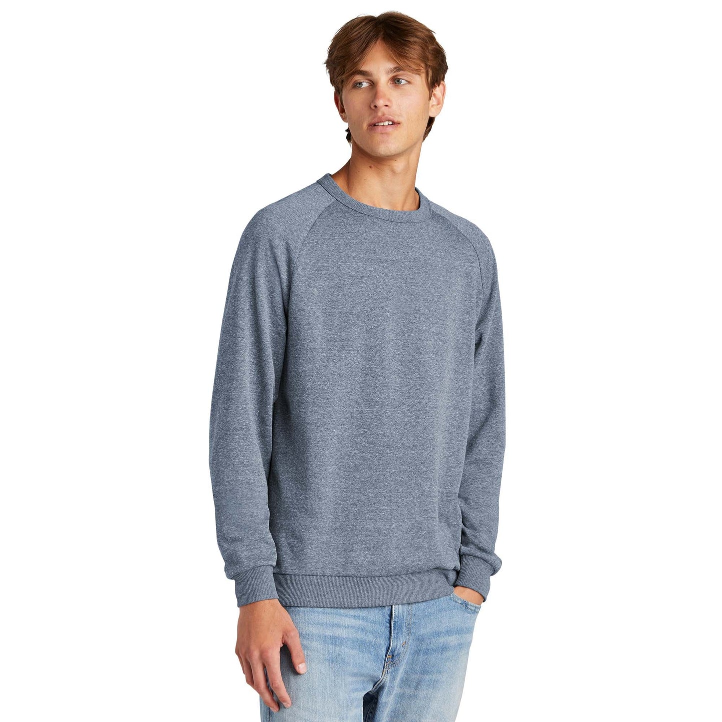 Black Sweatshirts - District - Soft Fleece Crewneck