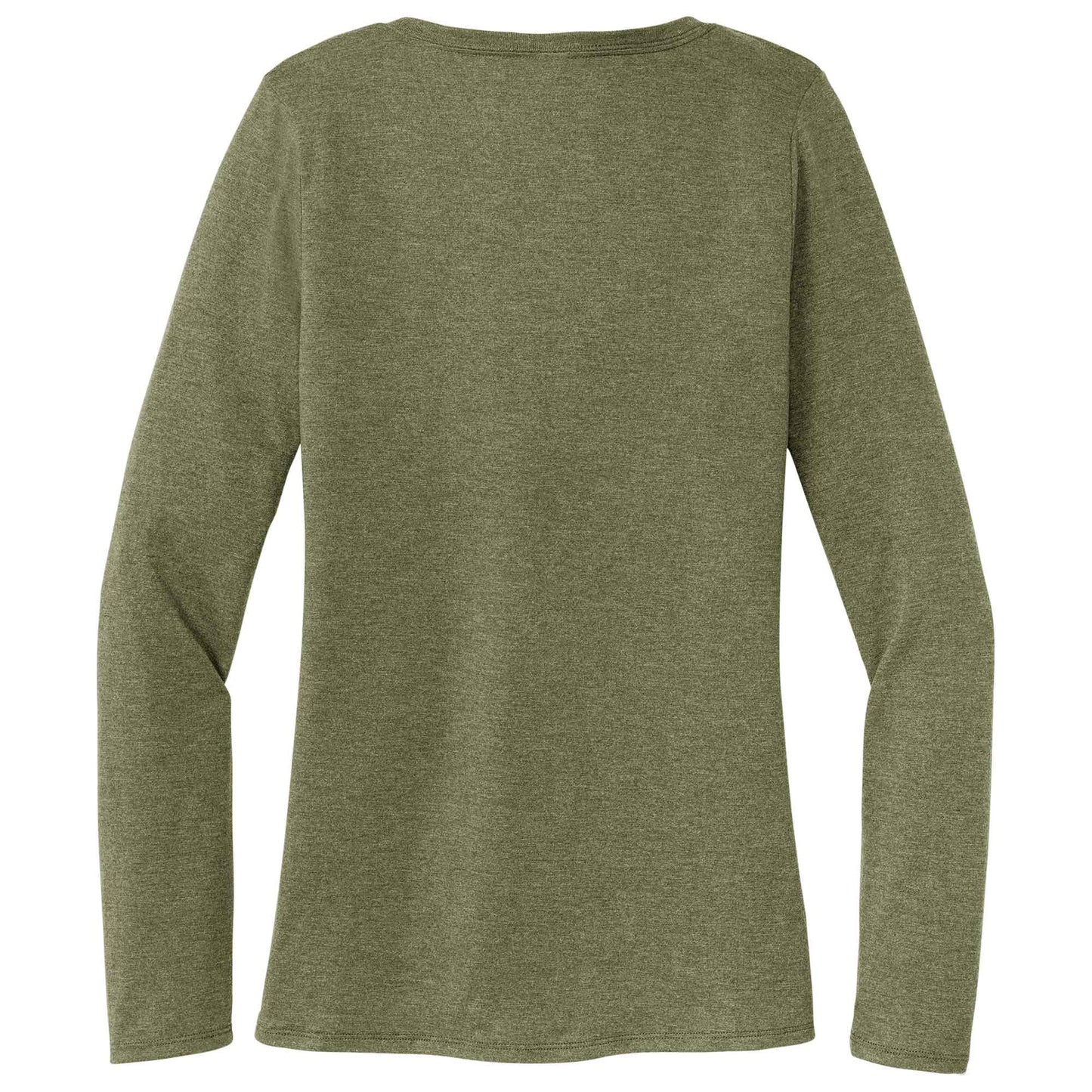 Black T-Shirts - District - Soft Long Sleeve Tee - Comfortable