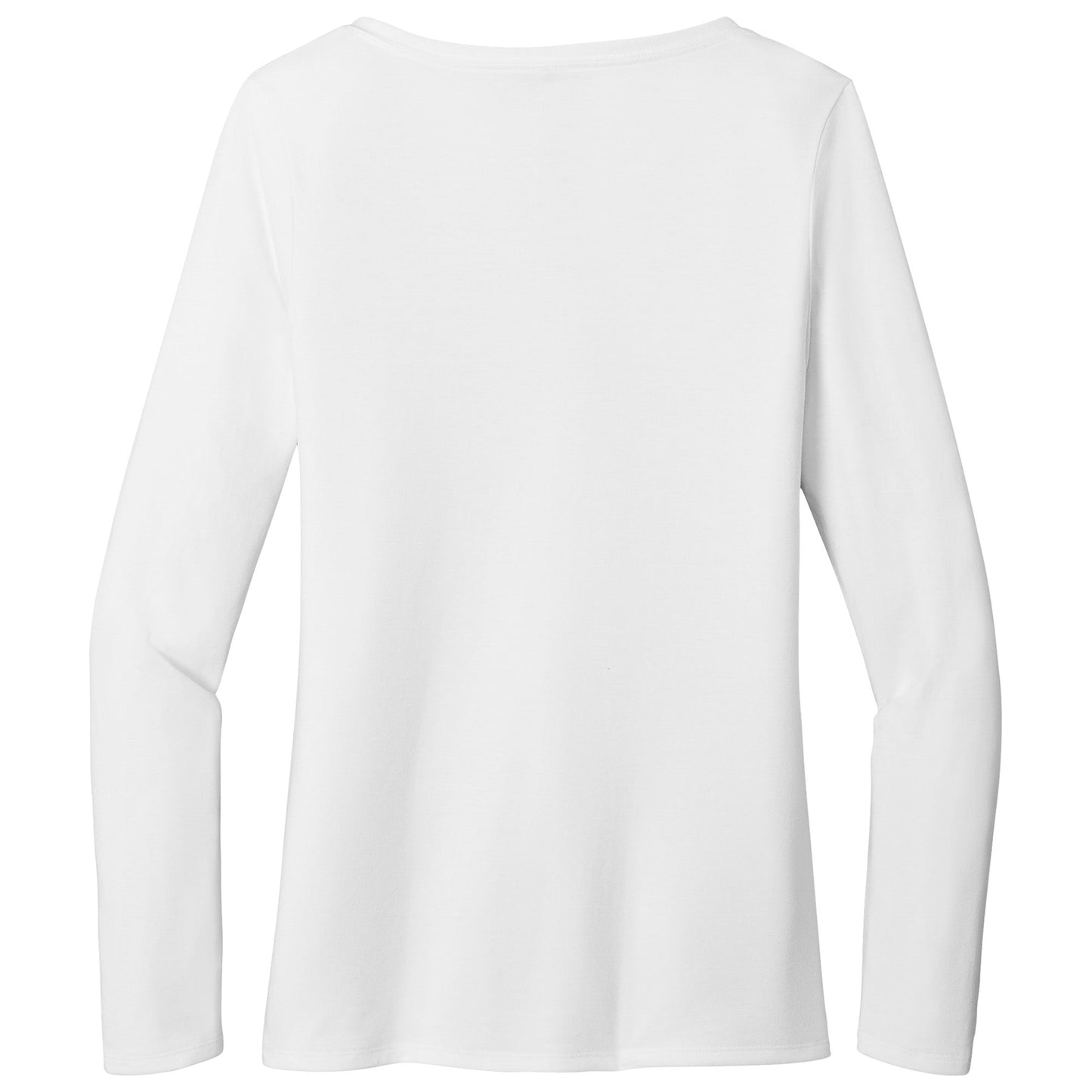 Black T-Shirts - District - Soft Long Sleeve Tee - Comfortable