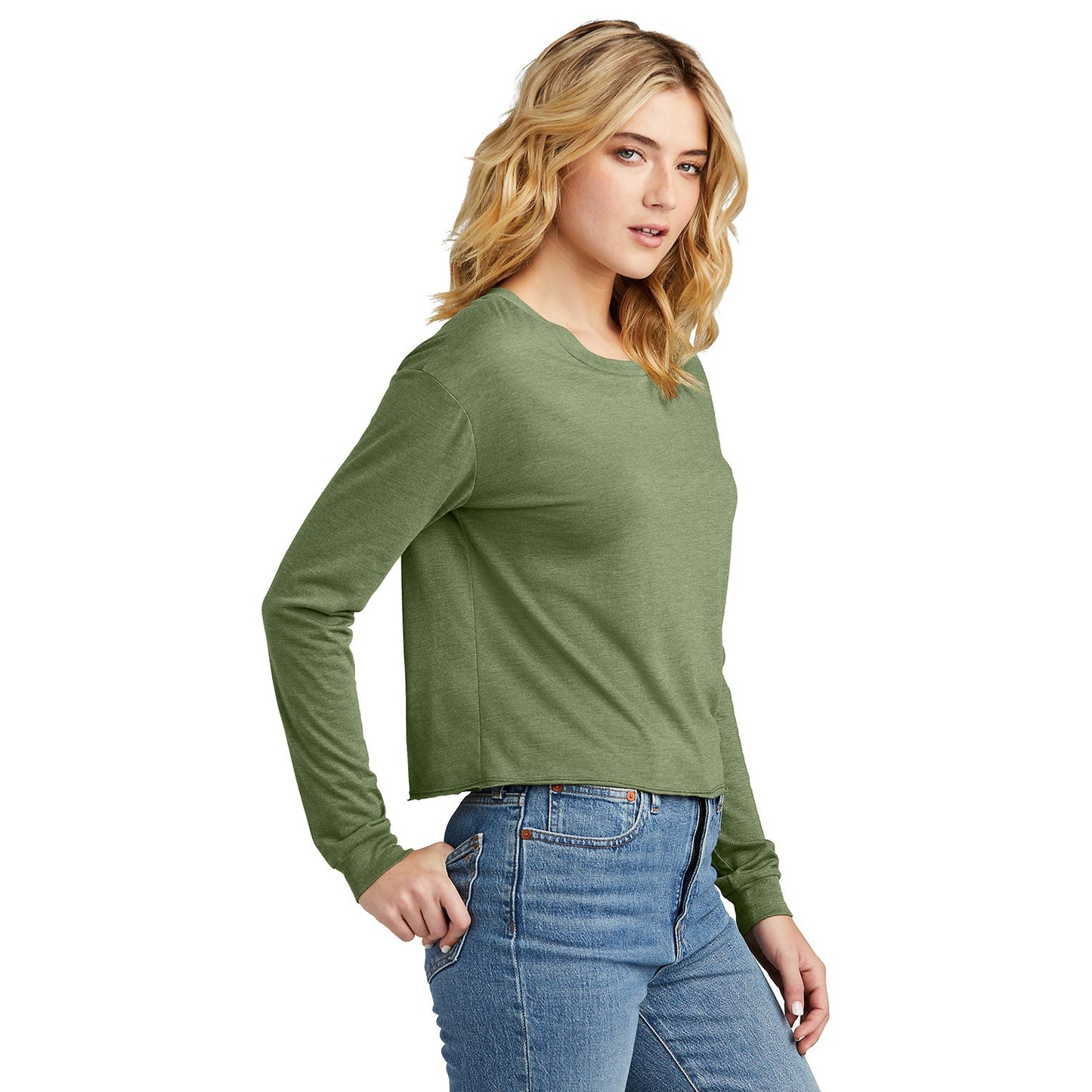 Black T-Shirts - District - Stylish Long Sleeve Tee - Soft Fabric