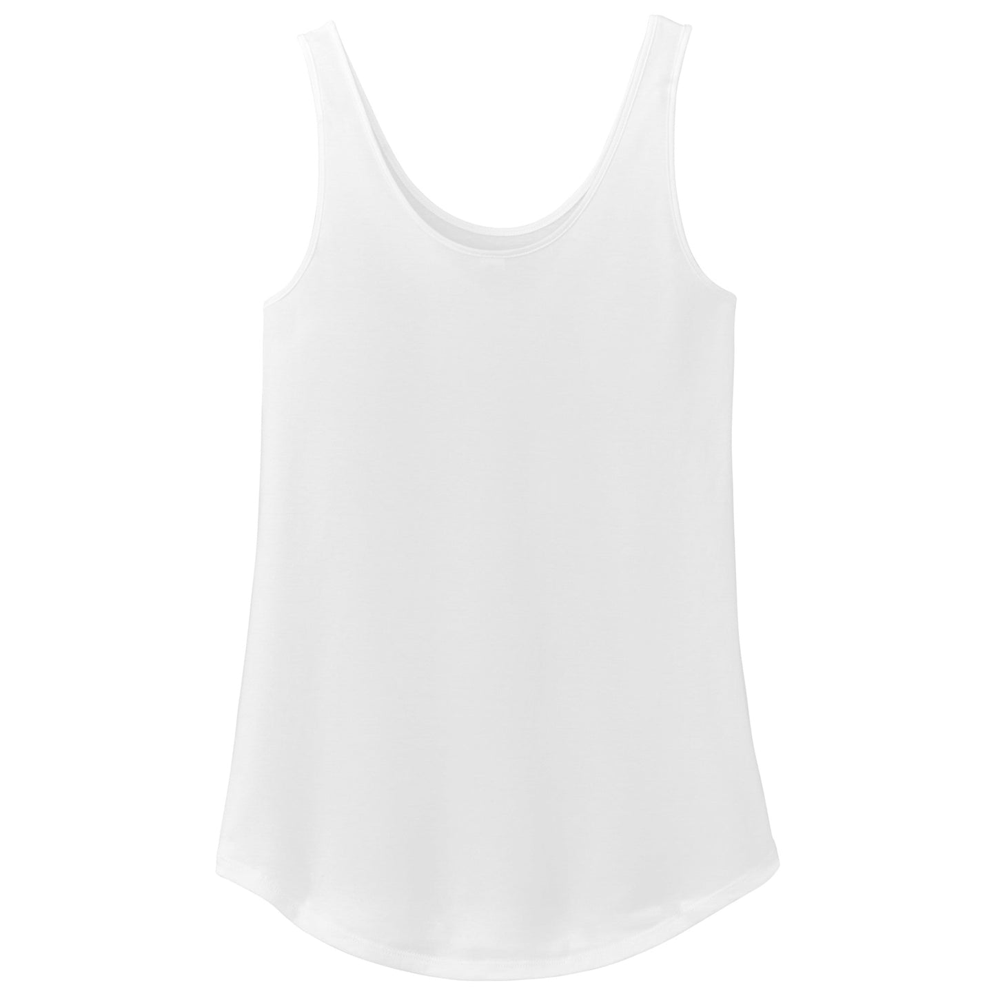 Aqua Heather Tank Tops - District - Soft Tri Blend