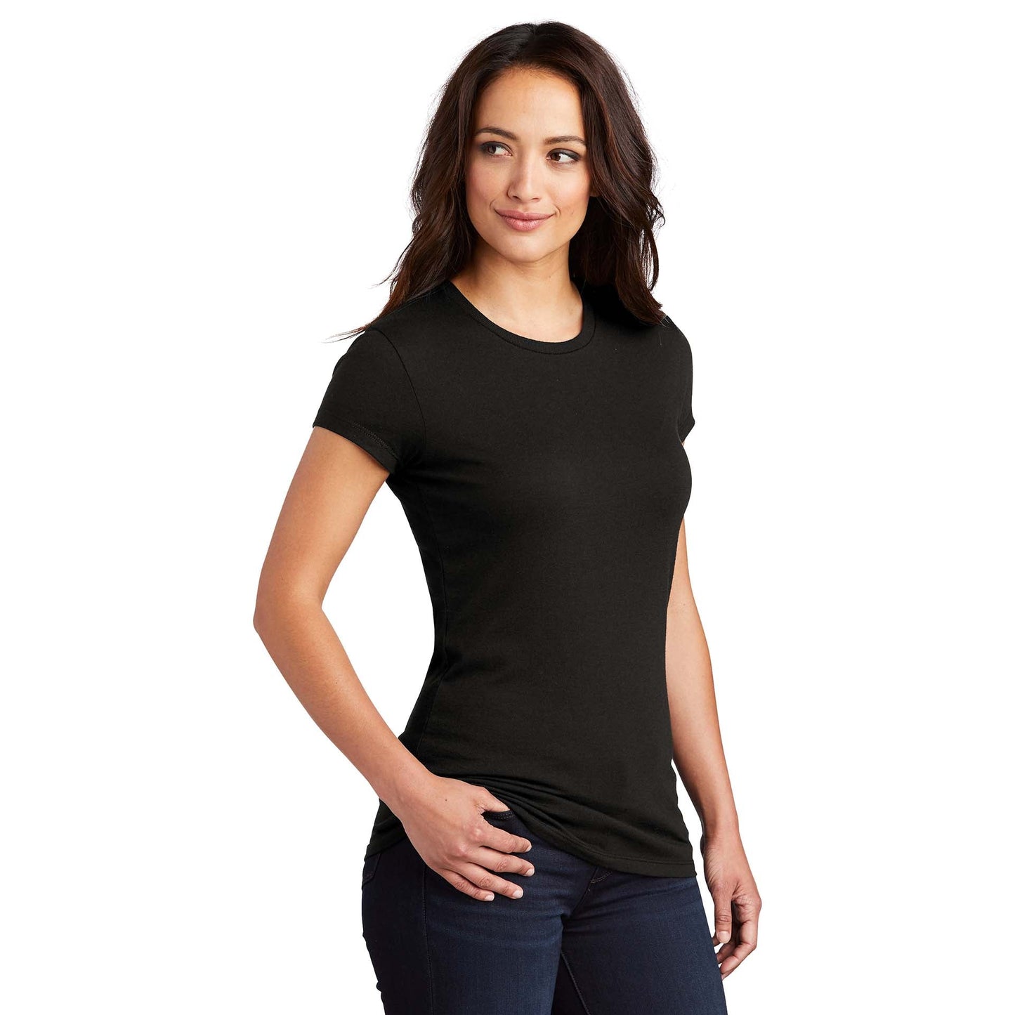 Black Frost T-Shirts - District - Fitted Tri-Blend Tee