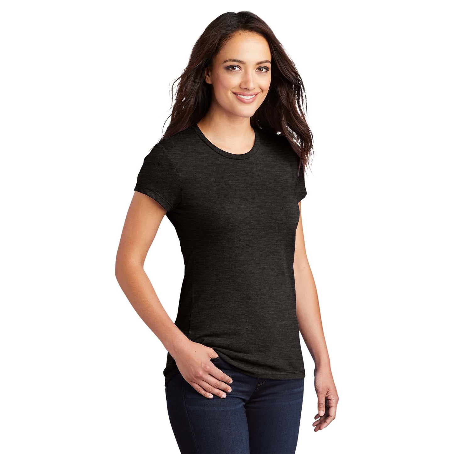Black Frost T-Shirts - District - Fitted Tri-Blend Tee