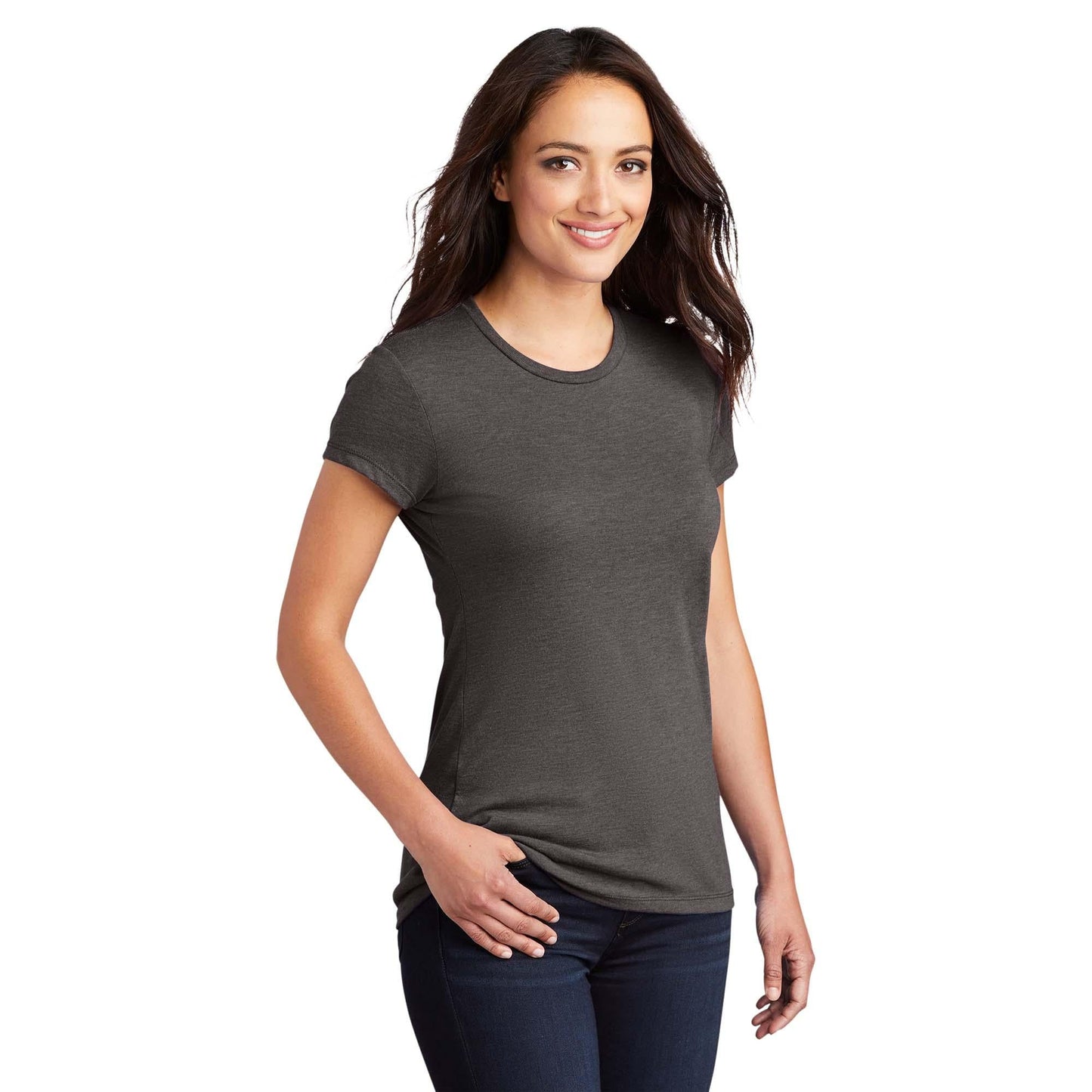 Black Frost T-Shirts - District - Fitted Tri-Blend Tee