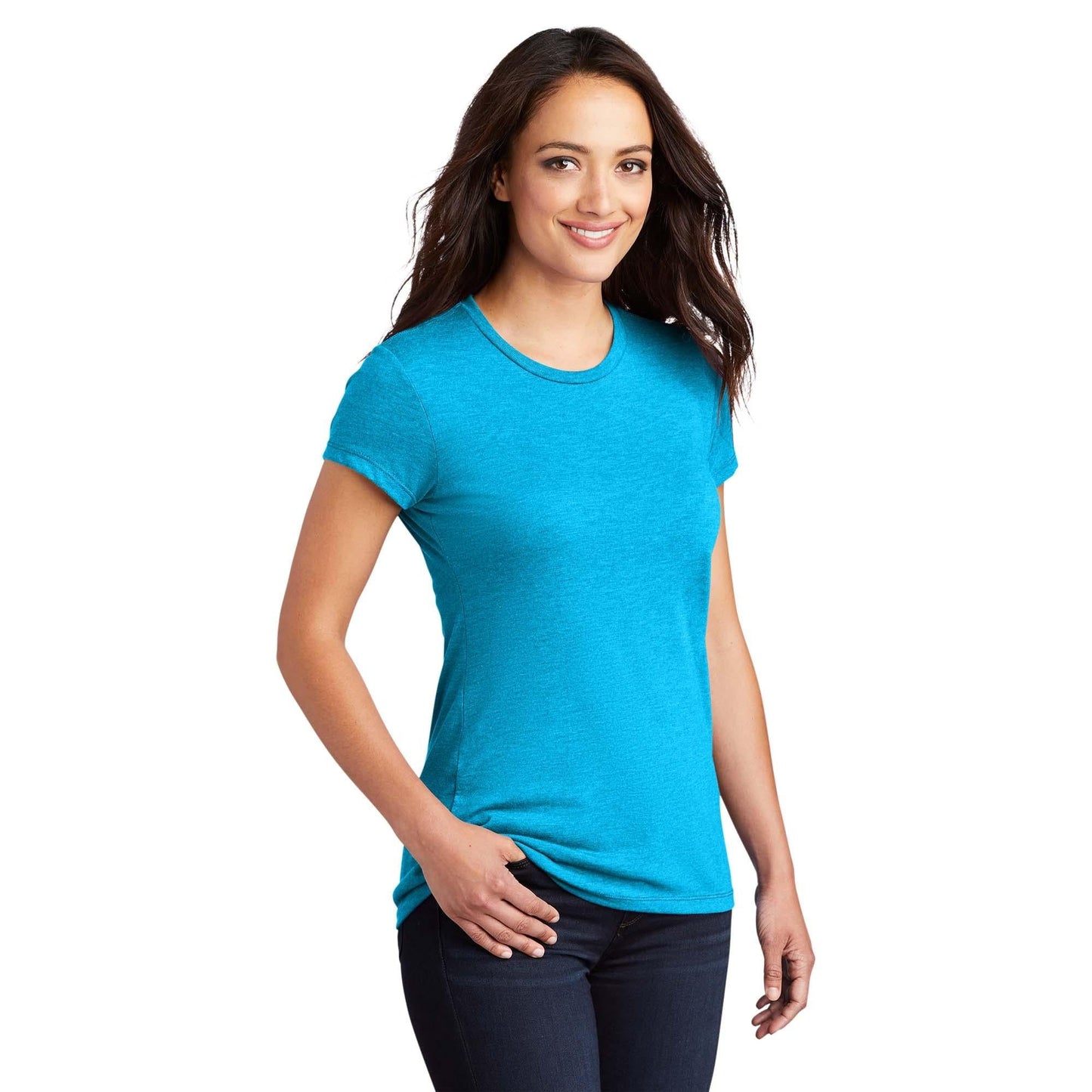 Black Frost T-Shirts - District - Fitted Tri-Blend Tee