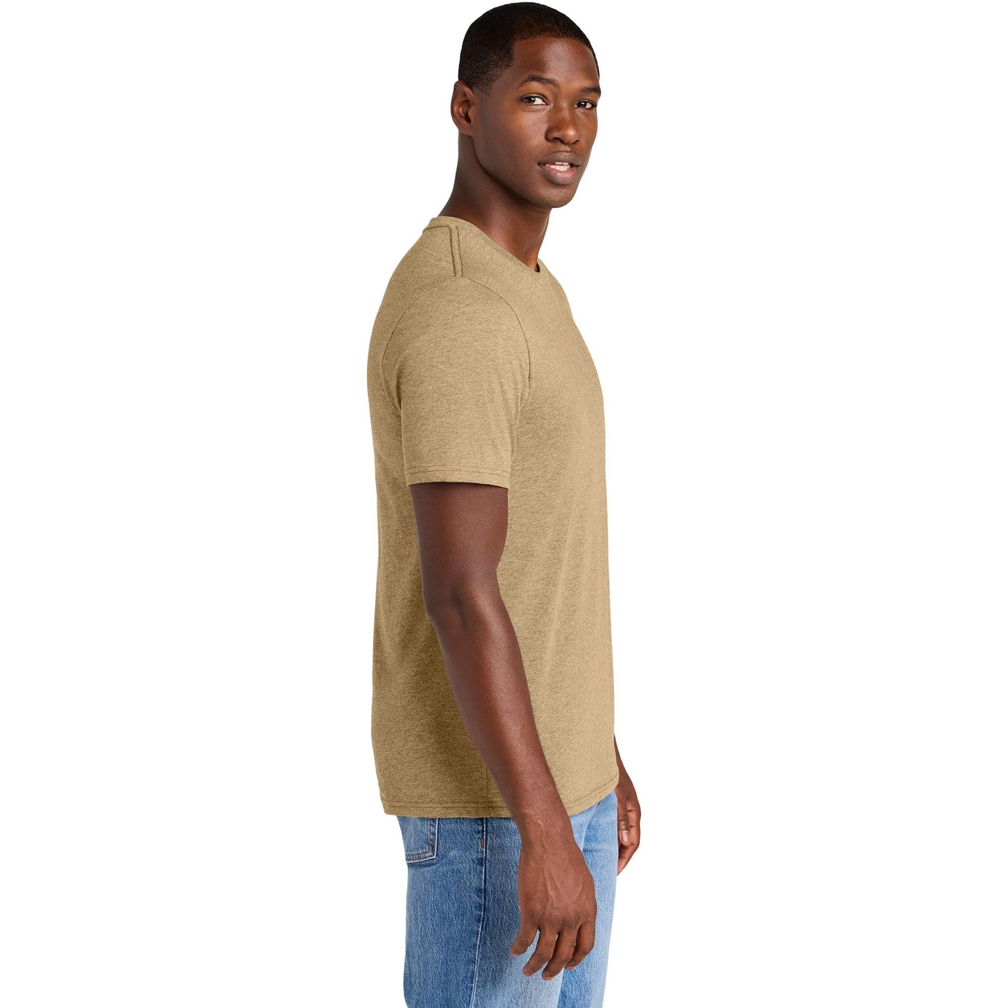 Jet Black T-Shirts - District - Soft Cotton Blend - Stylish Tee