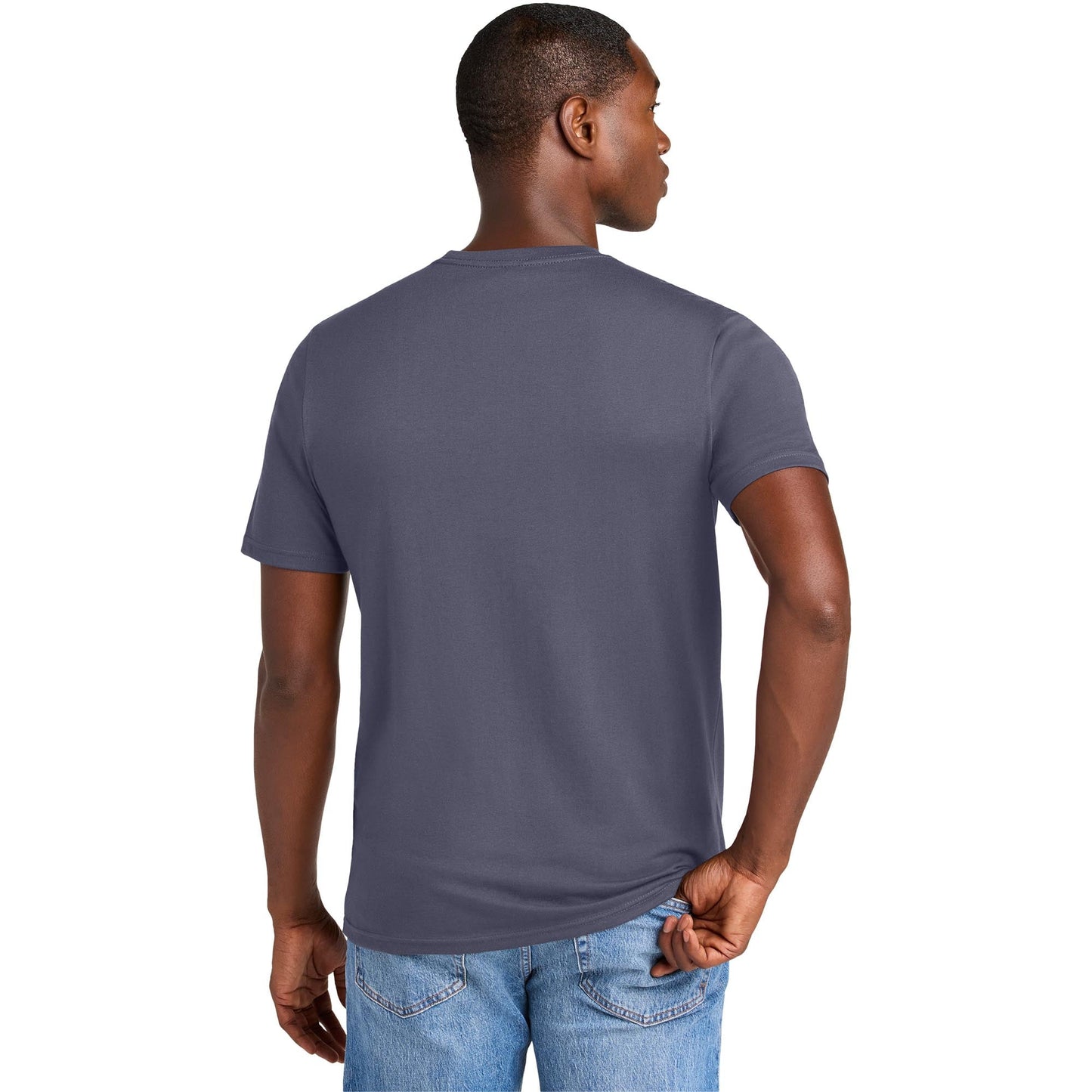 Jet Black T-Shirts - District - Soft Cotton Blend - Stylish Tee