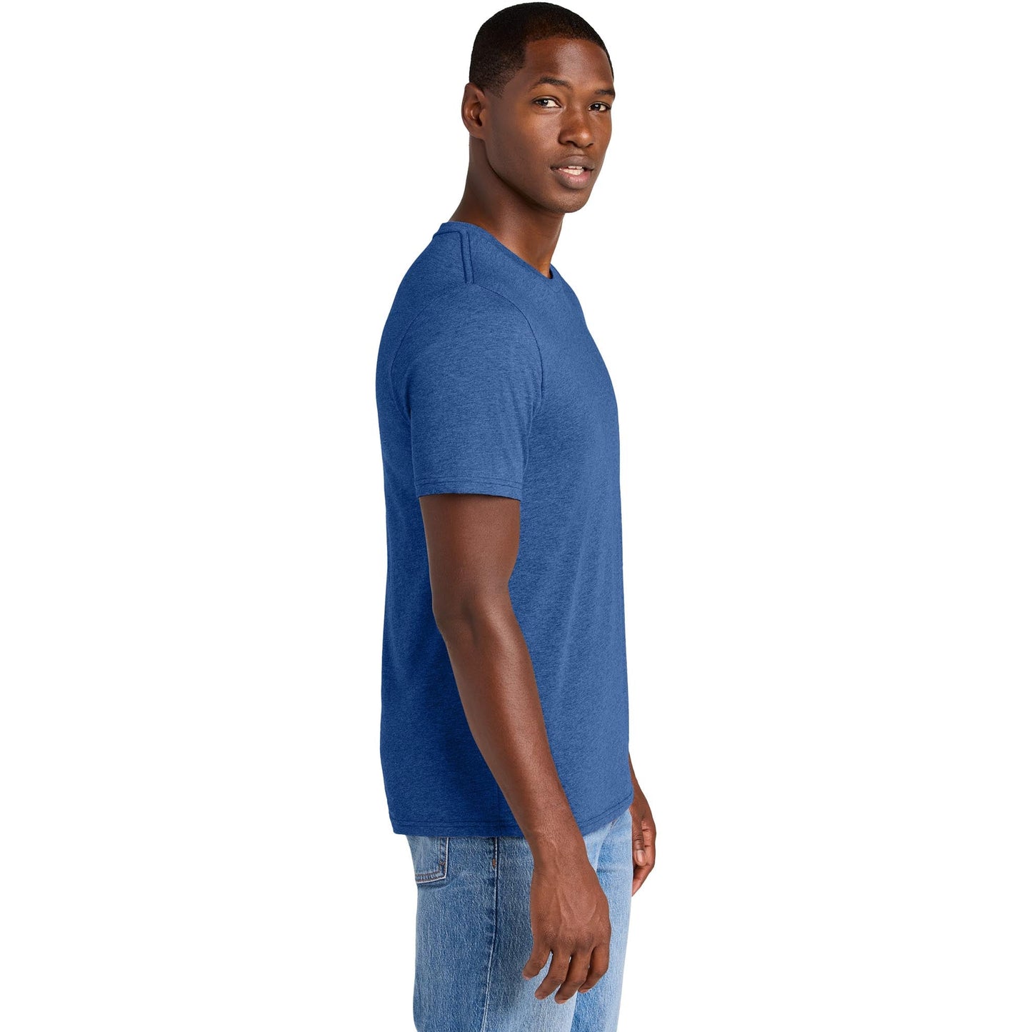 Jet Black T-Shirts - District - Soft Cotton Blend - Stylish Tee