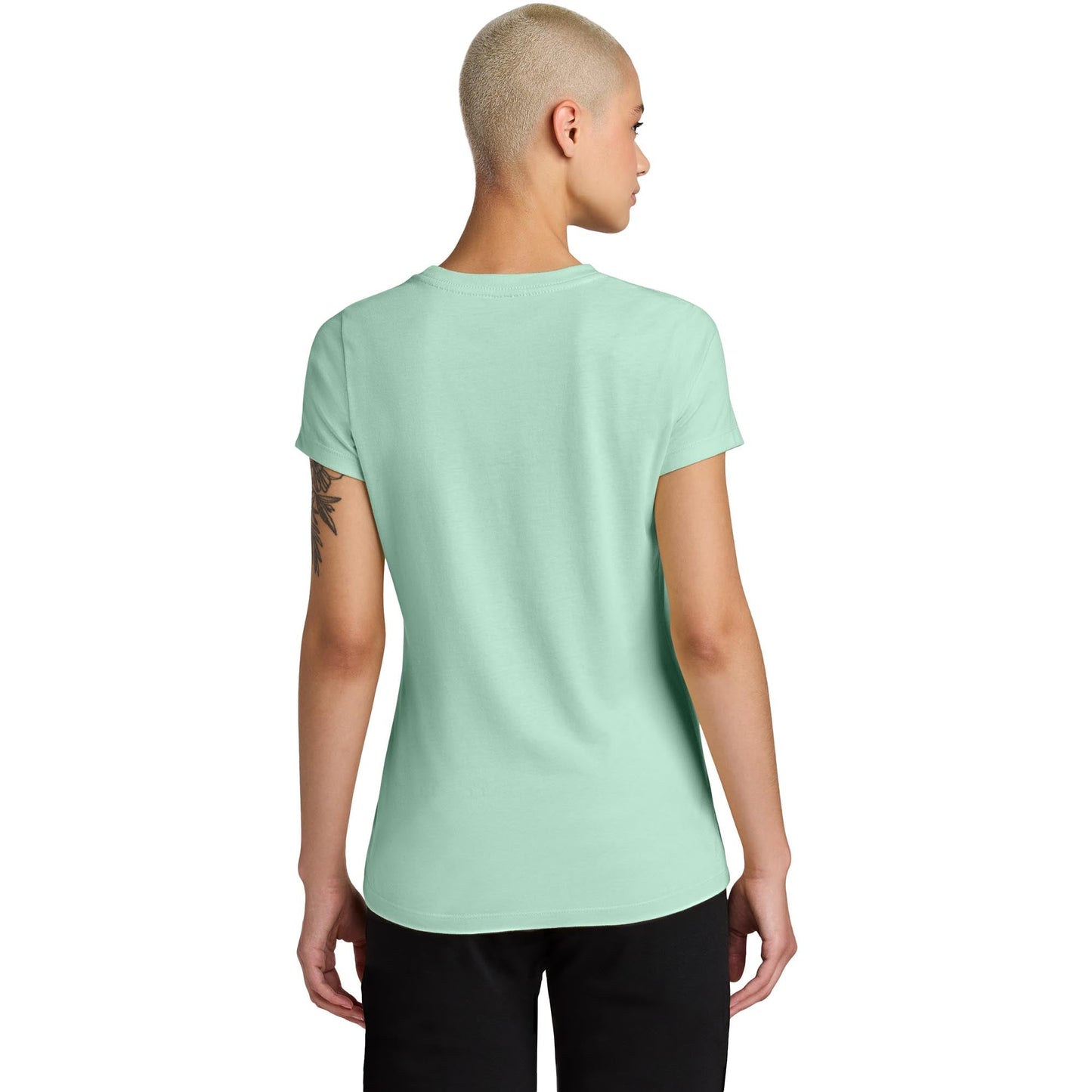 Jet Black T-Shirts - District - Soft Cotton - Lightweight