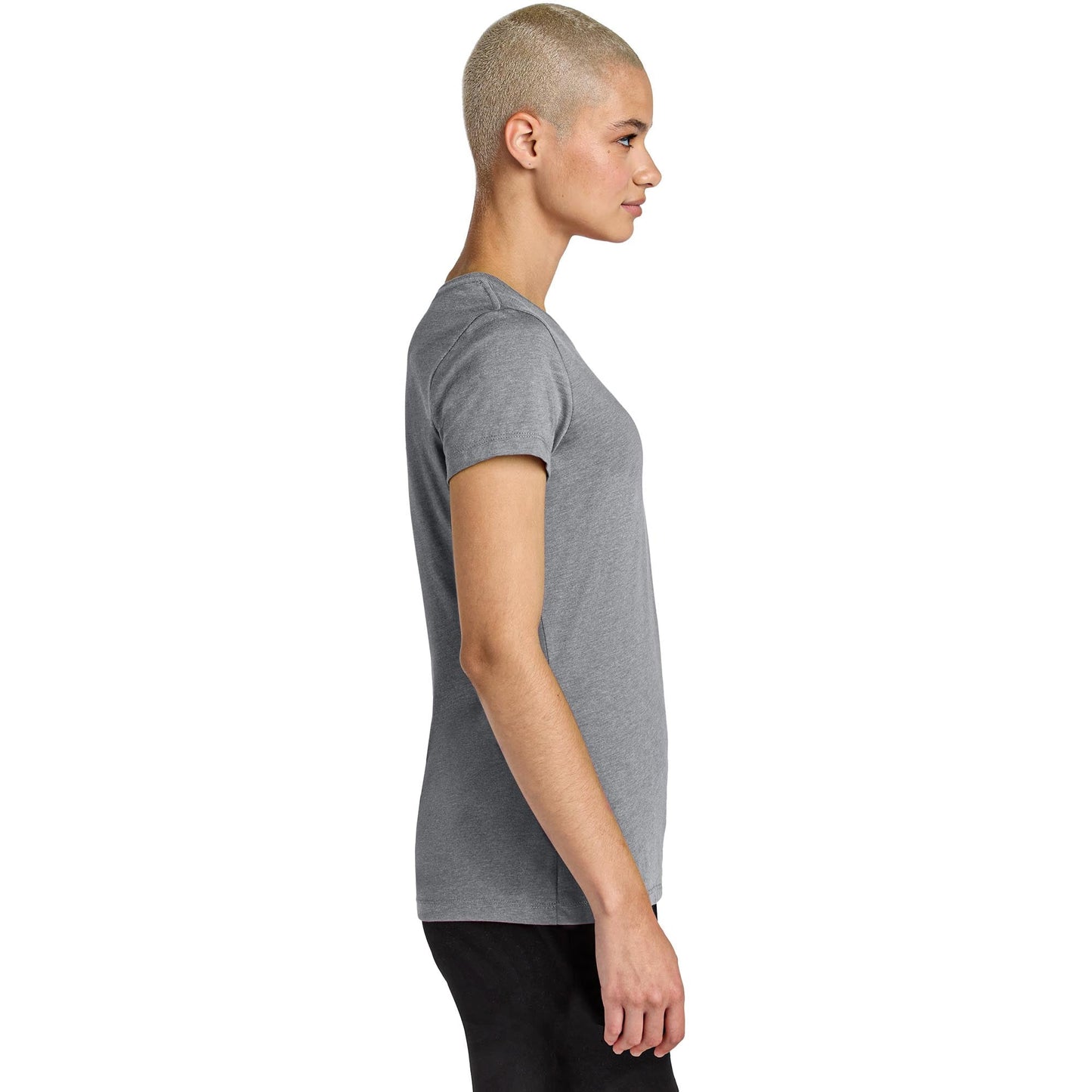 Jet Black T-Shirts - District - Soft Cotton - Lightweight