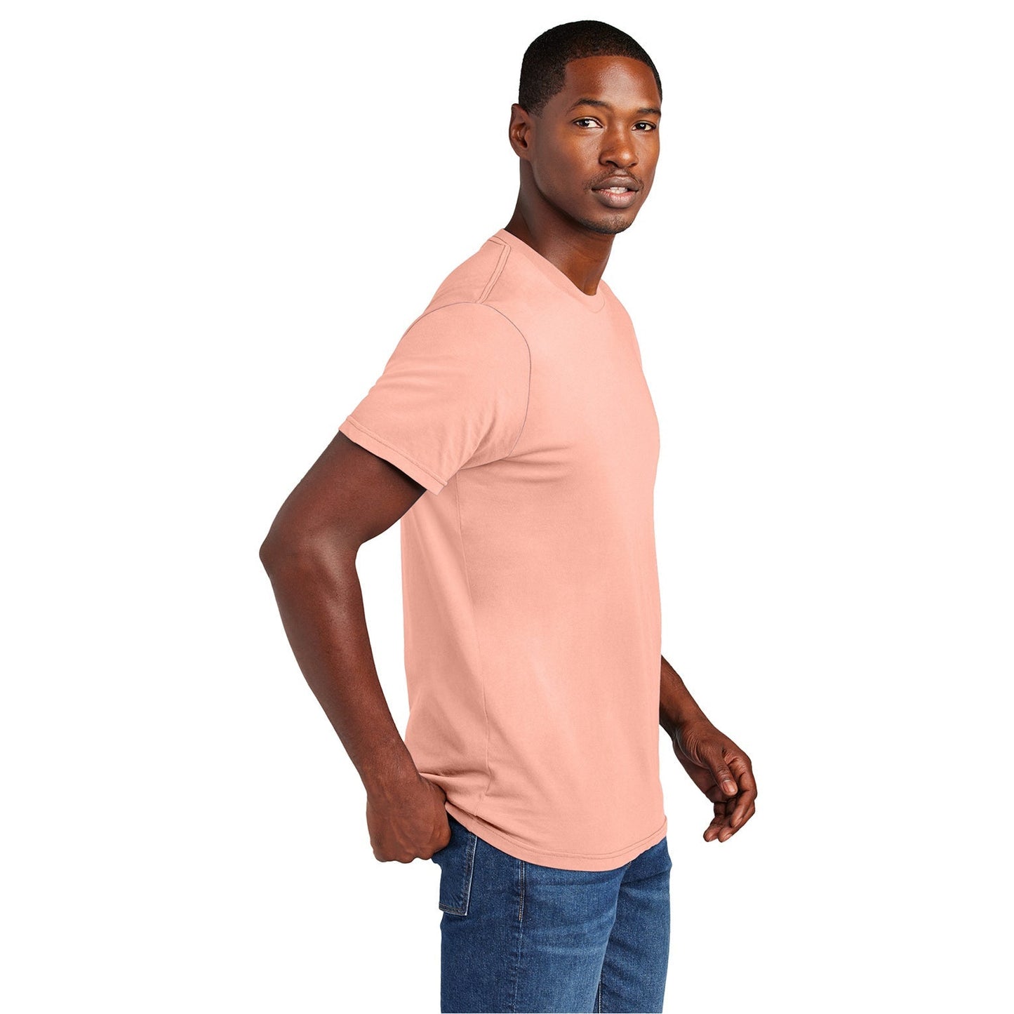 Black T-Shirts - District - Combed Cotton Unique Color