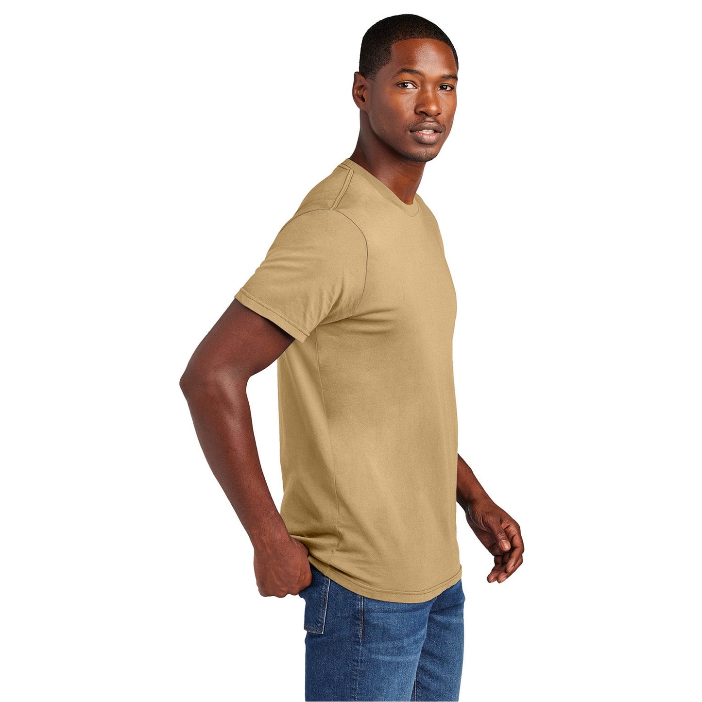 Black T-Shirts - District - Combed Cotton Unique Color
