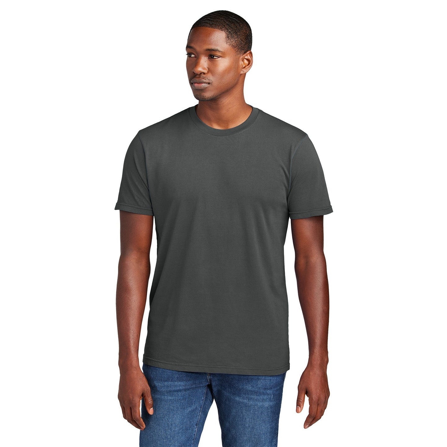 Black T-Shirts - District - Combed Cotton Unique Color