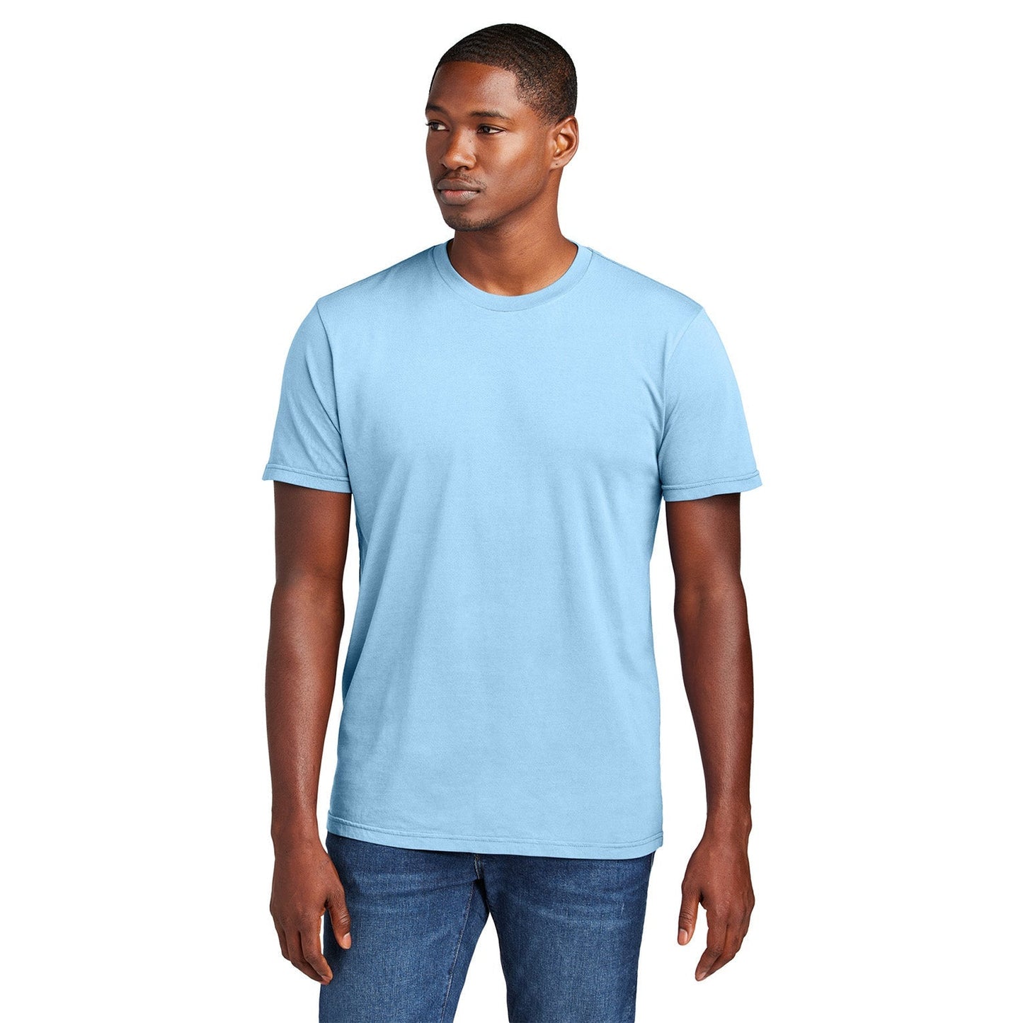 Black T-Shirts - District - Combed Cotton Unique Color