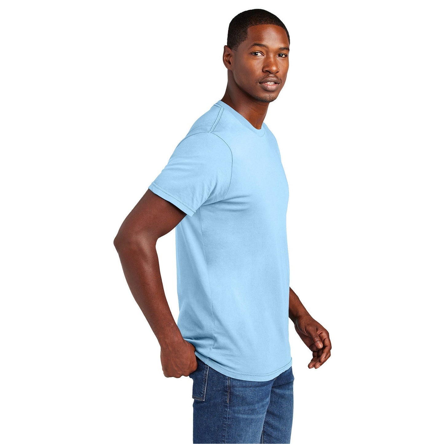 Black T-Shirts - District - Combed Cotton Unique Color