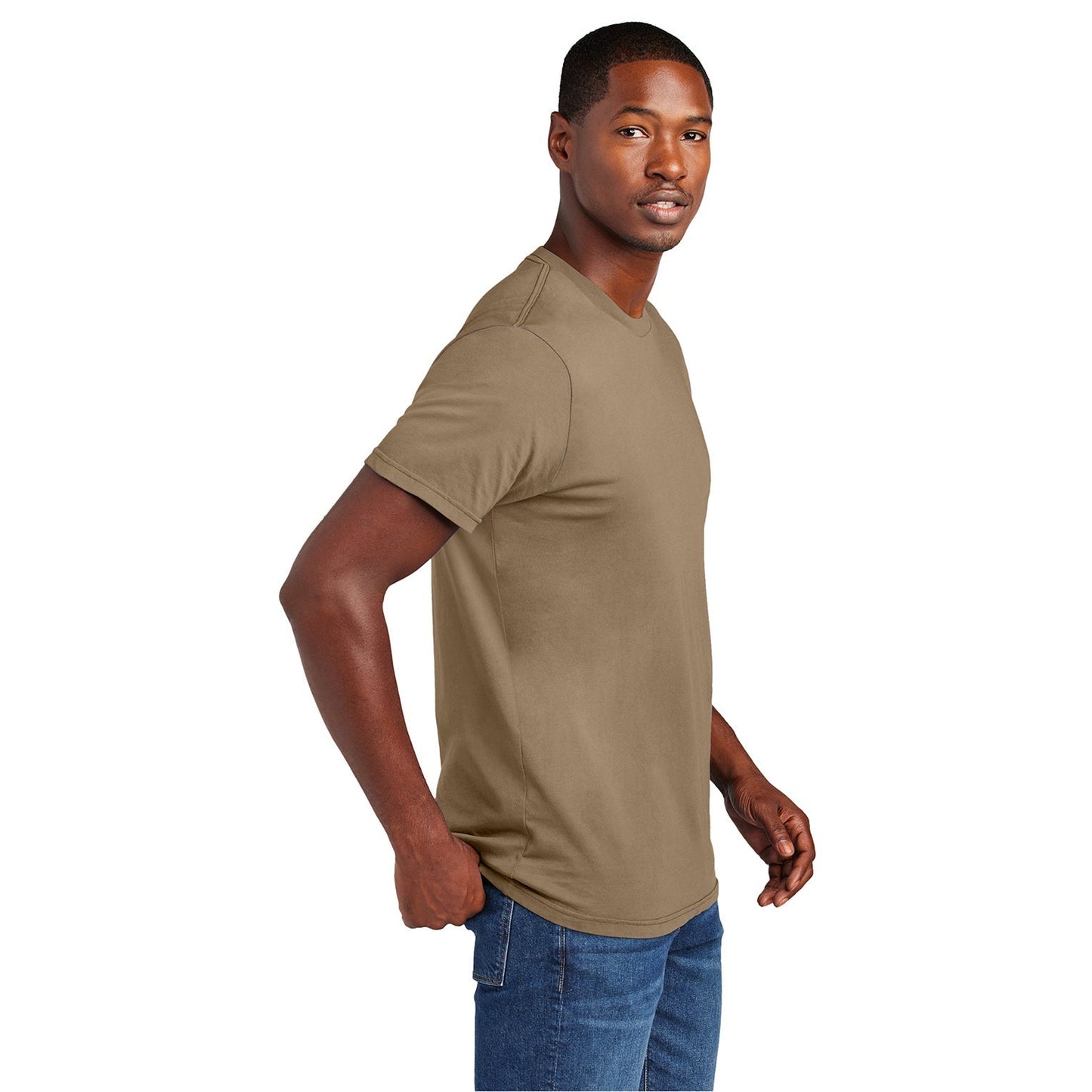 Black T-Shirts - District - Combed Cotton Unique Color