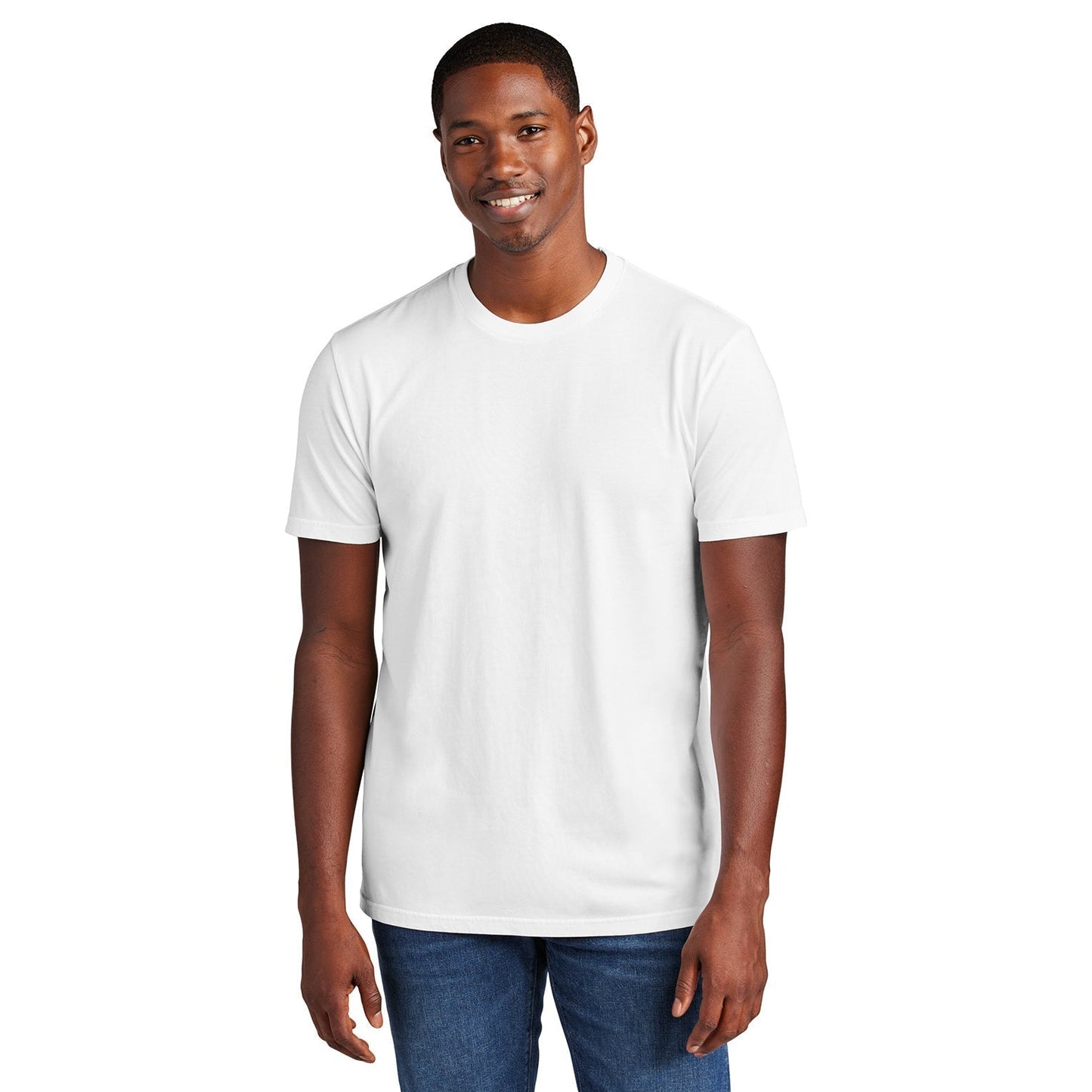 Black T-Shirts - District - Combed Cotton Unique Color