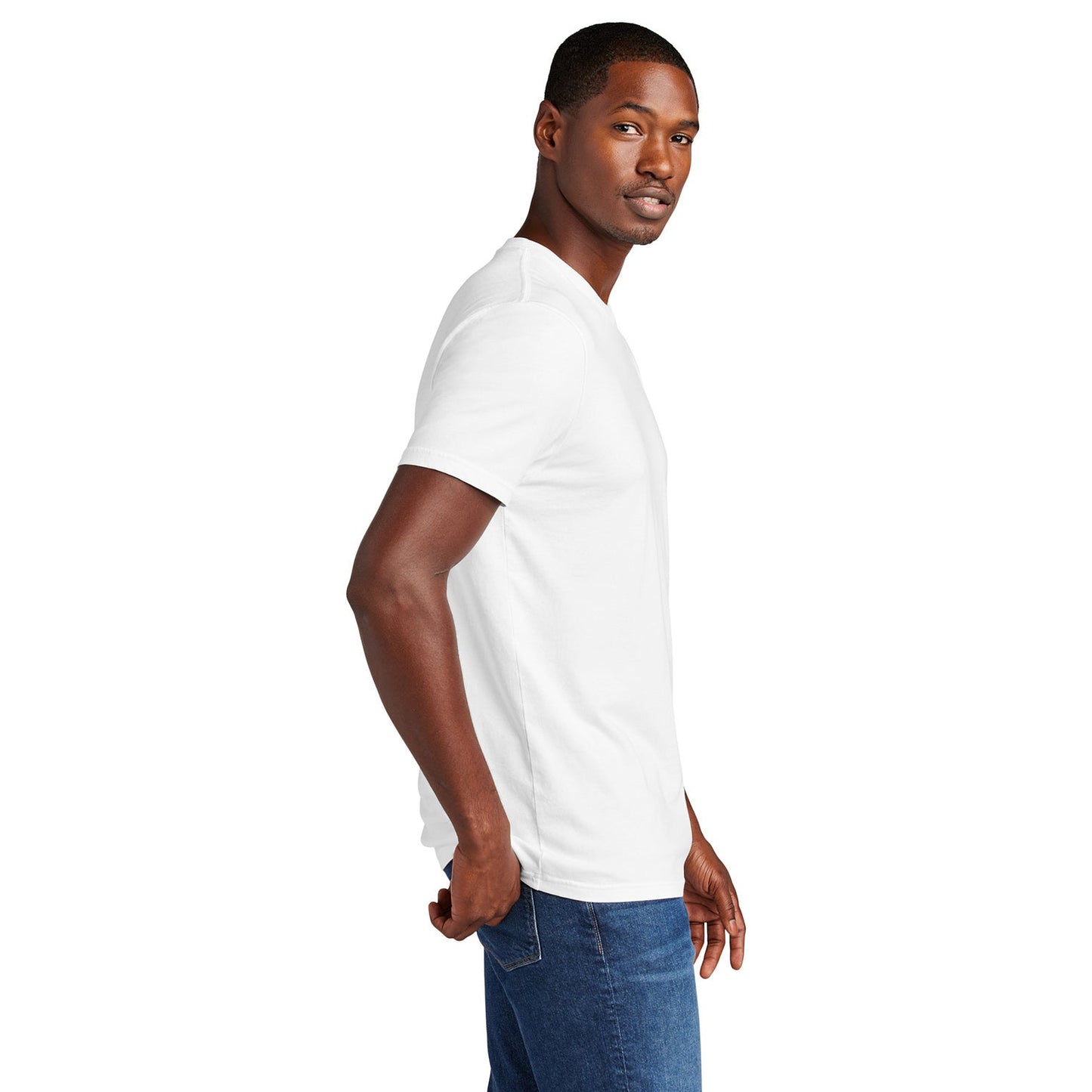 Black T-Shirts - District - Combed Cotton Unique Color