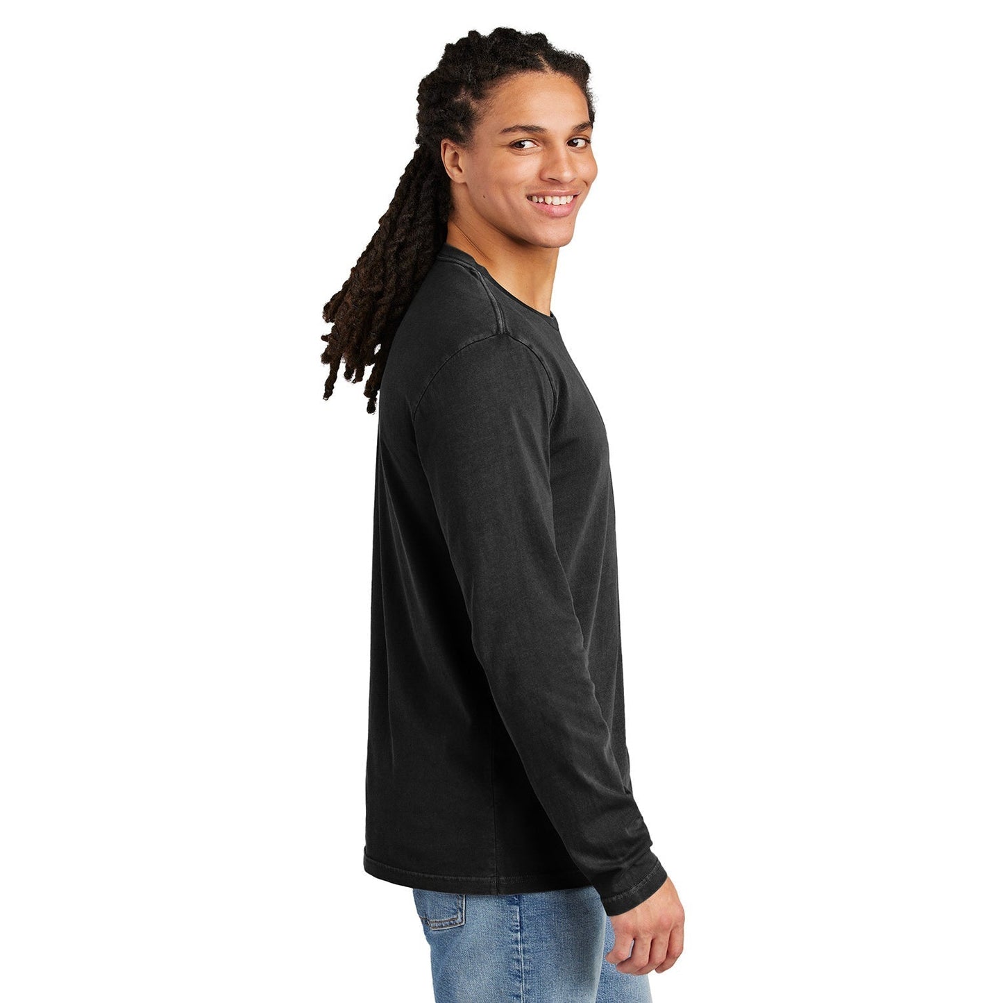 Black T-Shirts - District - Soft Cotton Tee