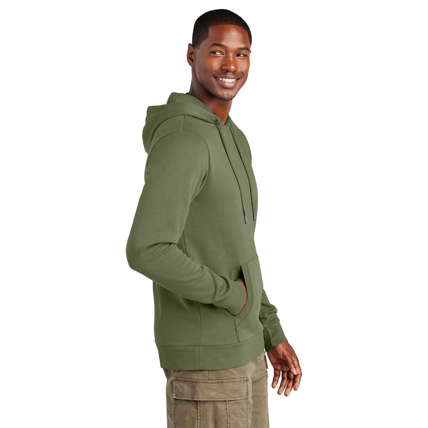 Black Sweatshirts - District - Soft Fleece Hoodie