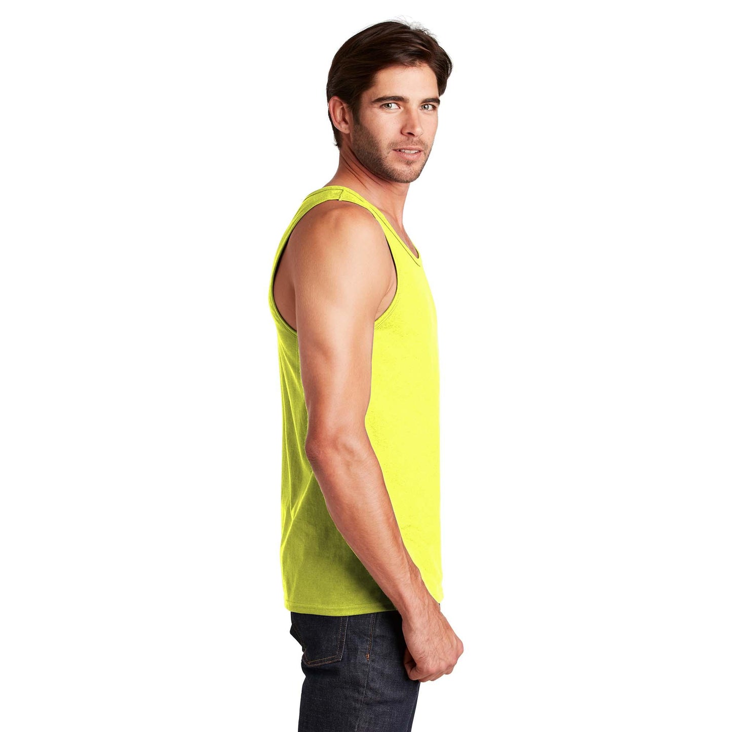 Black Tank Tops - District - Stylish Cotton Design