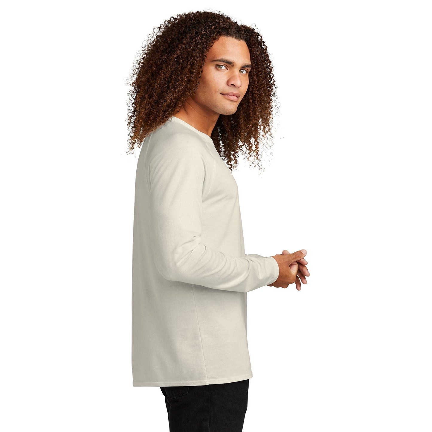 Black T-Shirts - District - Soft Fabric - Casual Style