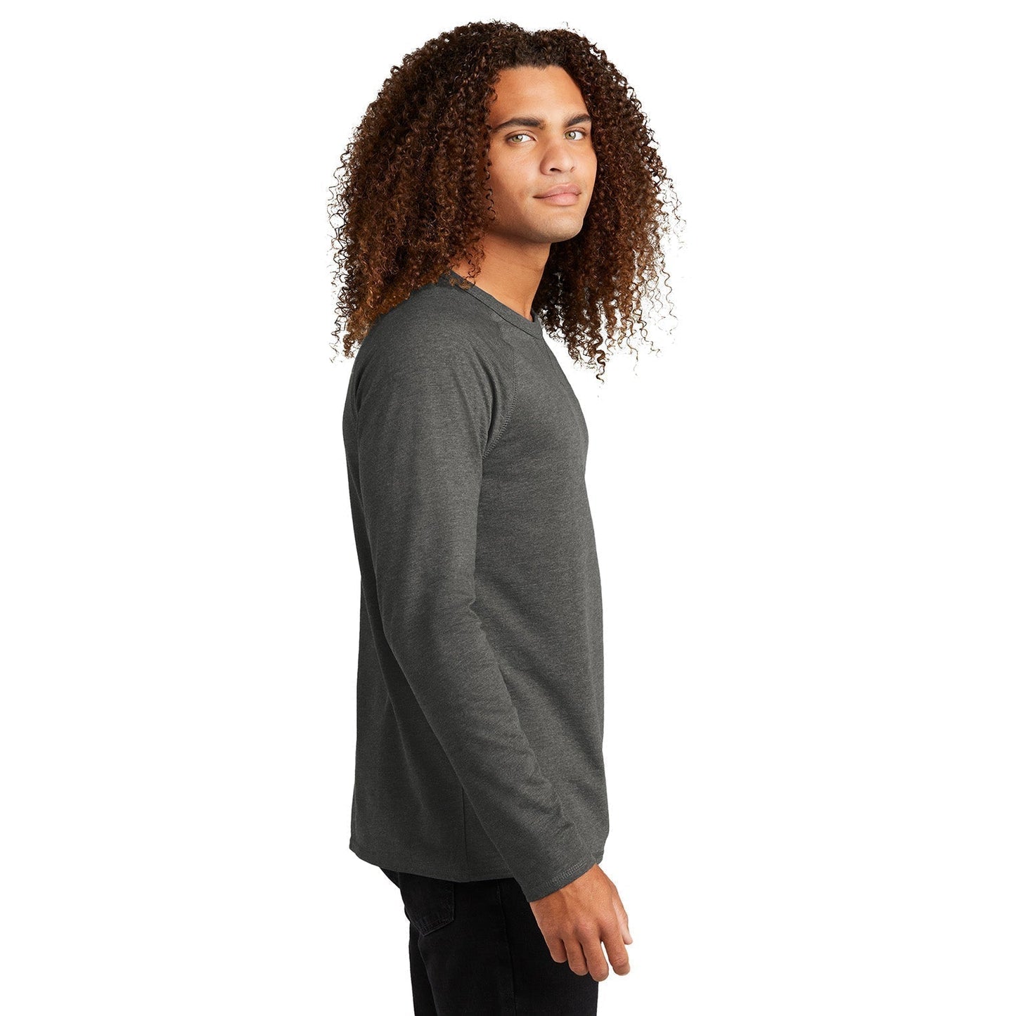 Black T-Shirts - District - Soft Fabric - Casual Style