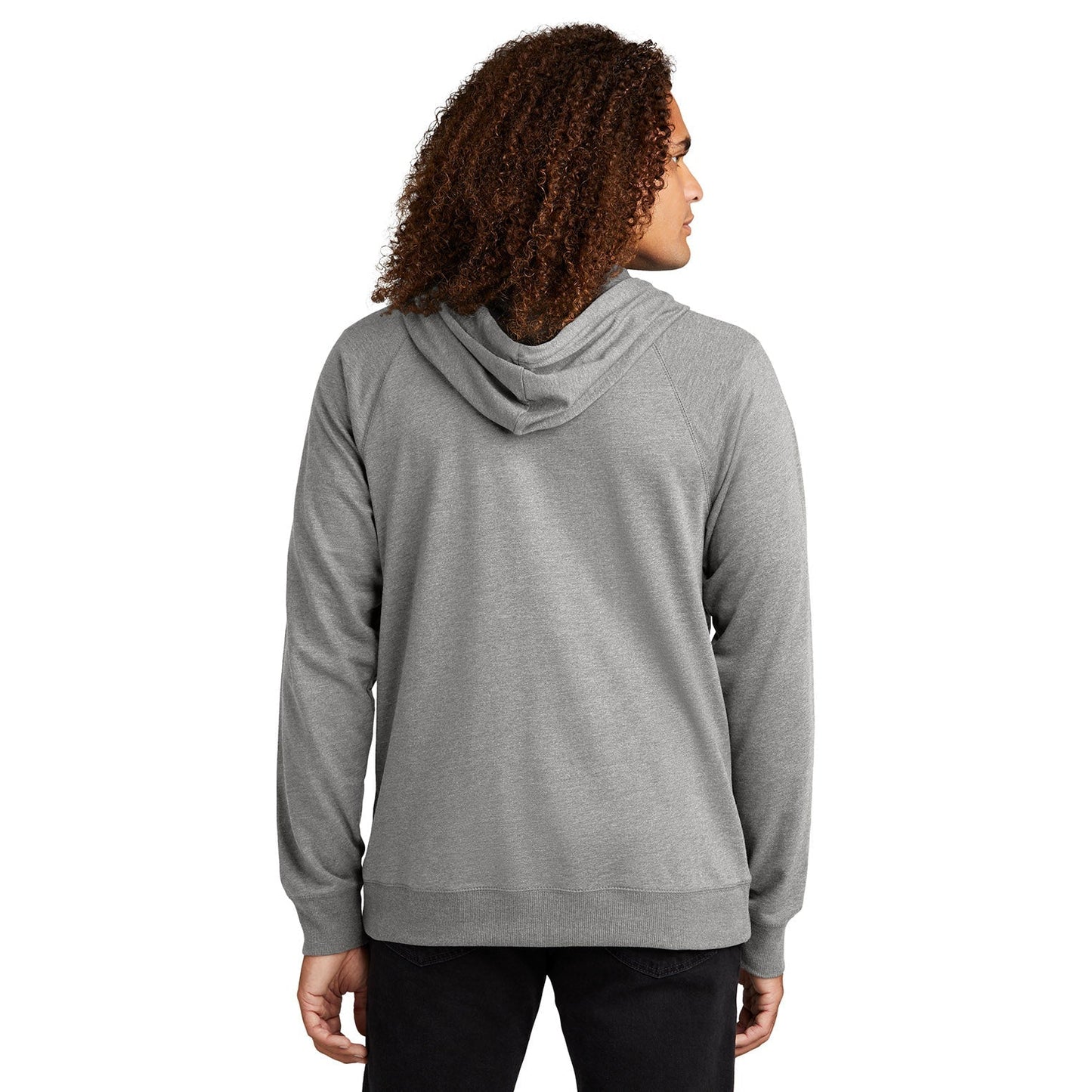 Black Sweatshirts - District - Cozy Full-Zip Hoodie - Casual Comfort
