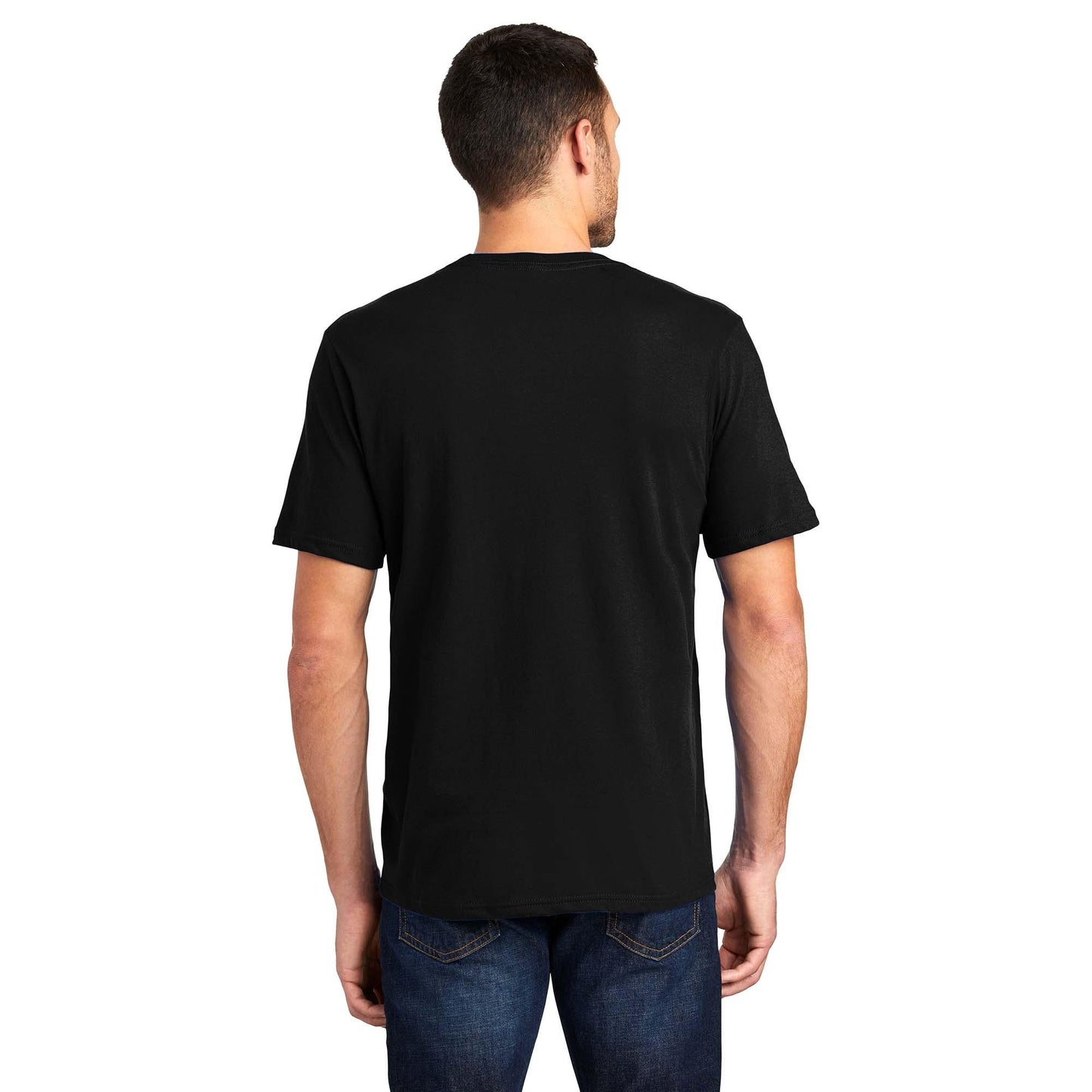Black T-Shirts - District - Soft Fabric - Trendy Style