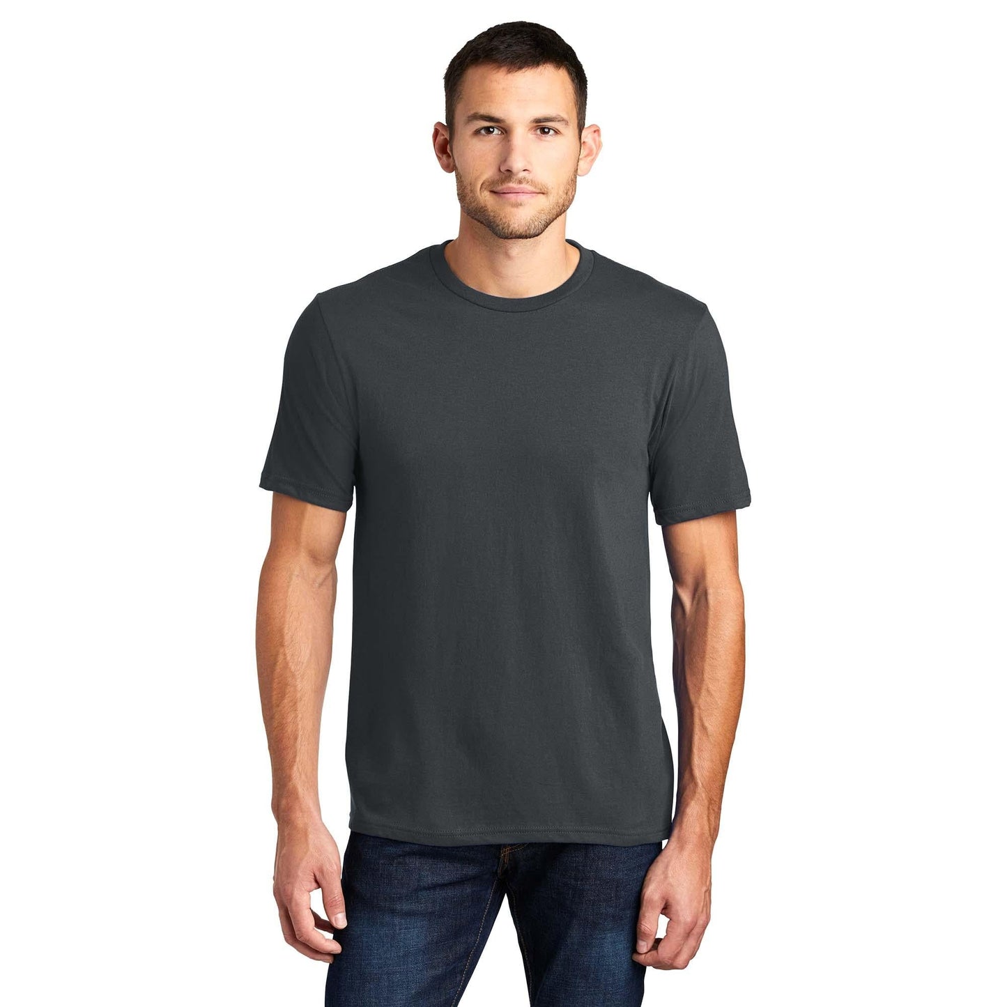 Black T-Shirts - District - Soft Fabric - Trendy Style