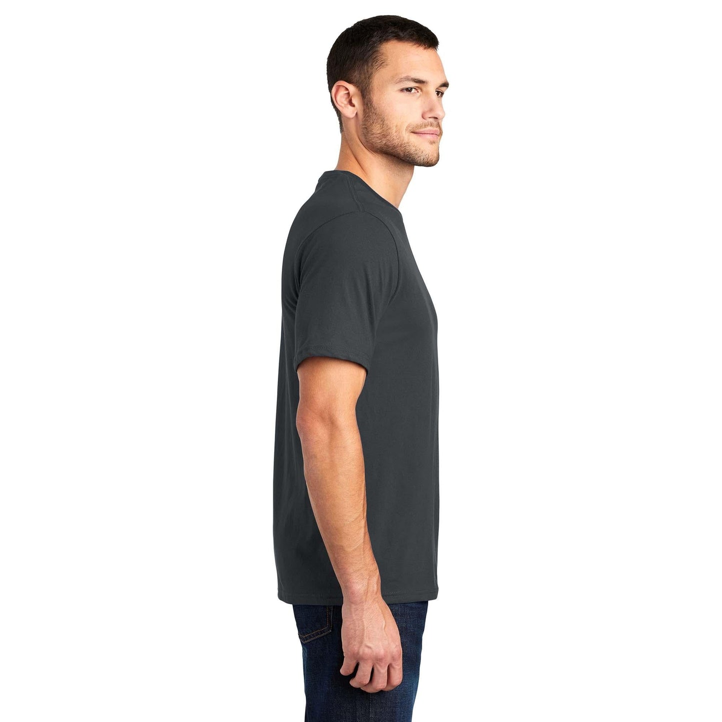 Black T-Shirts - District - Soft Fabric - Trendy Style