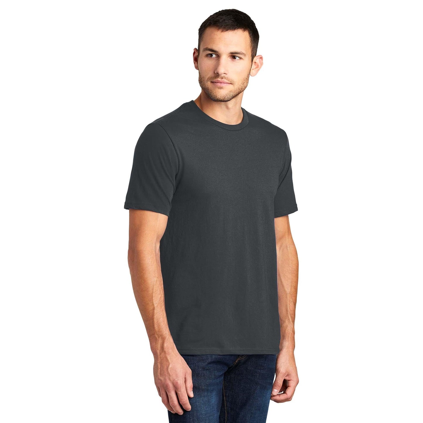 Black T-Shirts - District - Soft Fabric - Trendy Style