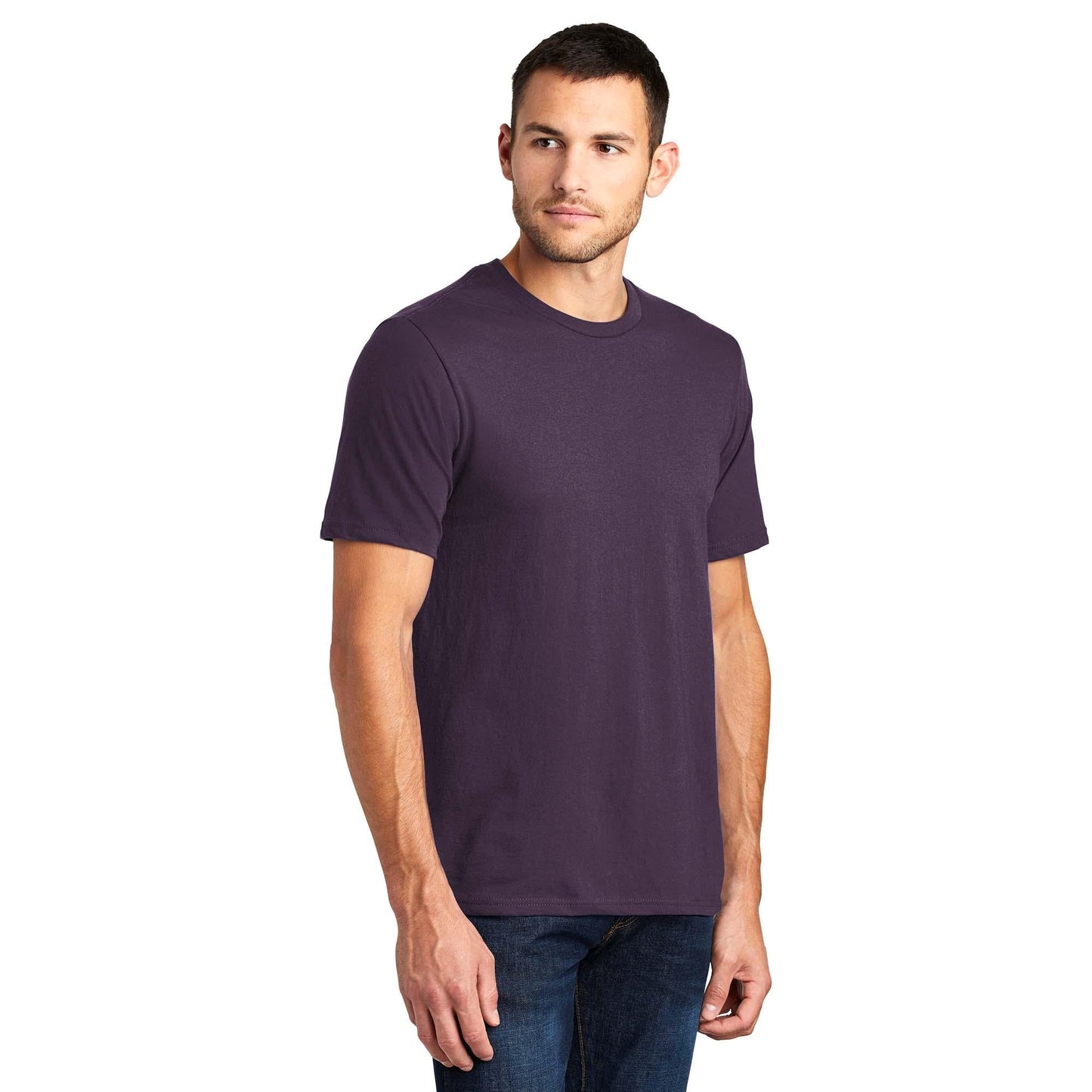 Black T-Shirts - District - Soft Fabric - Trendy Style