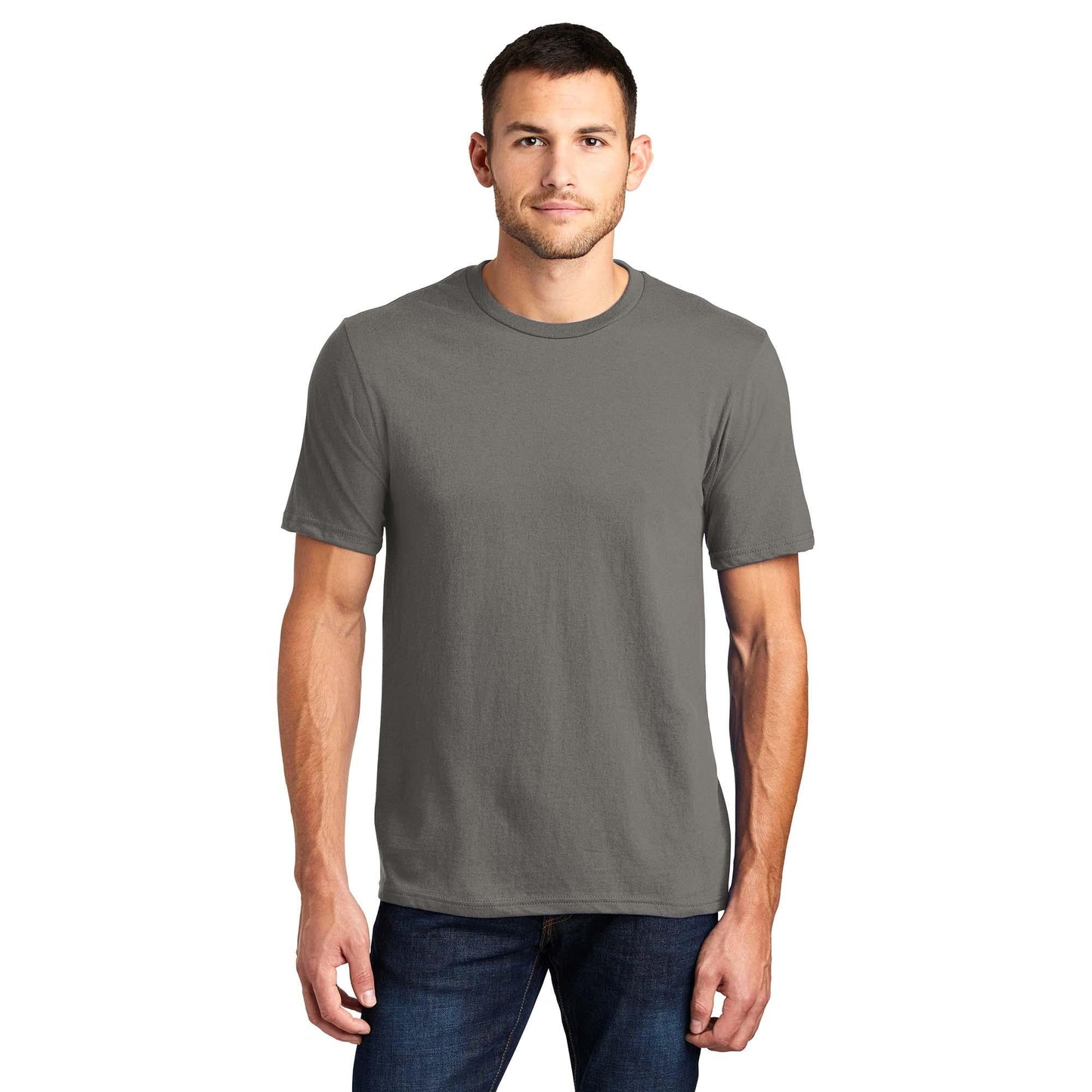 Black T-Shirts - District - Soft Fabric - Trendy Style