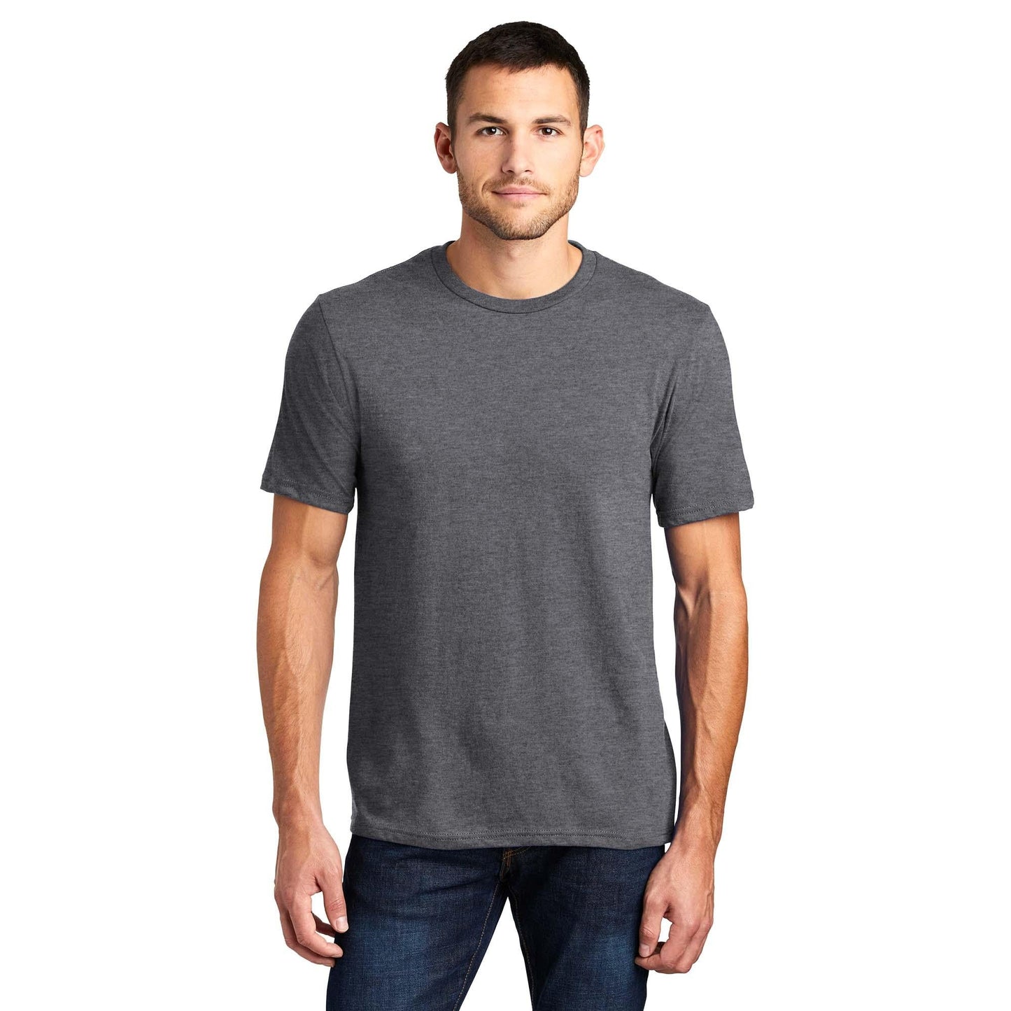 Black T-Shirts - District - Soft Fabric - Trendy Style