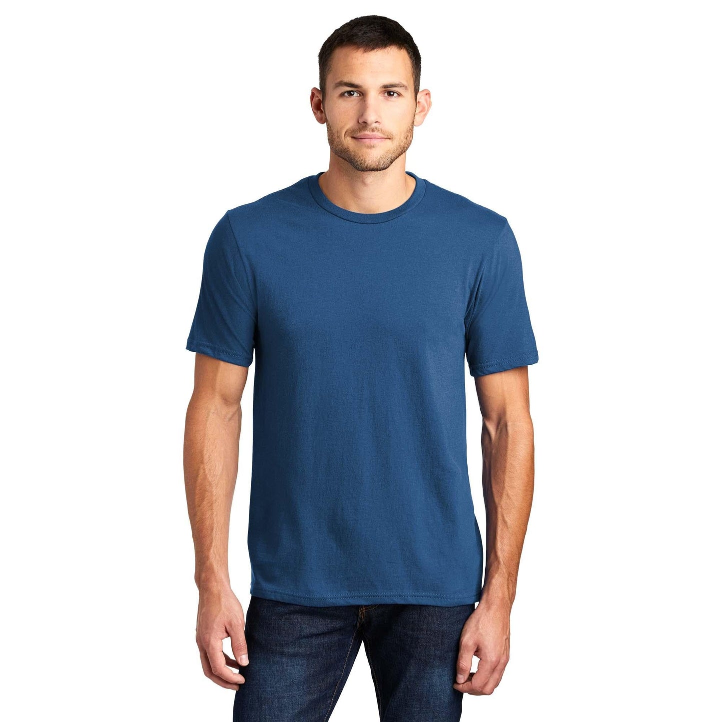 Black T-Shirts - District - Soft Fabric - Trendy Style