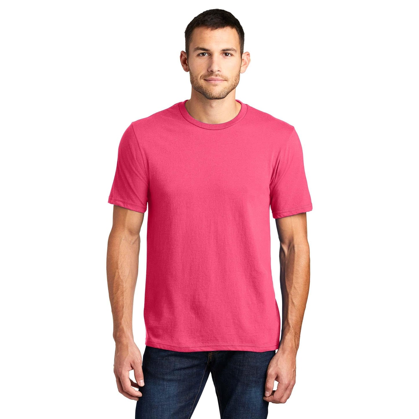 Black T-Shirts - District - Soft Fabric - Trendy Style
