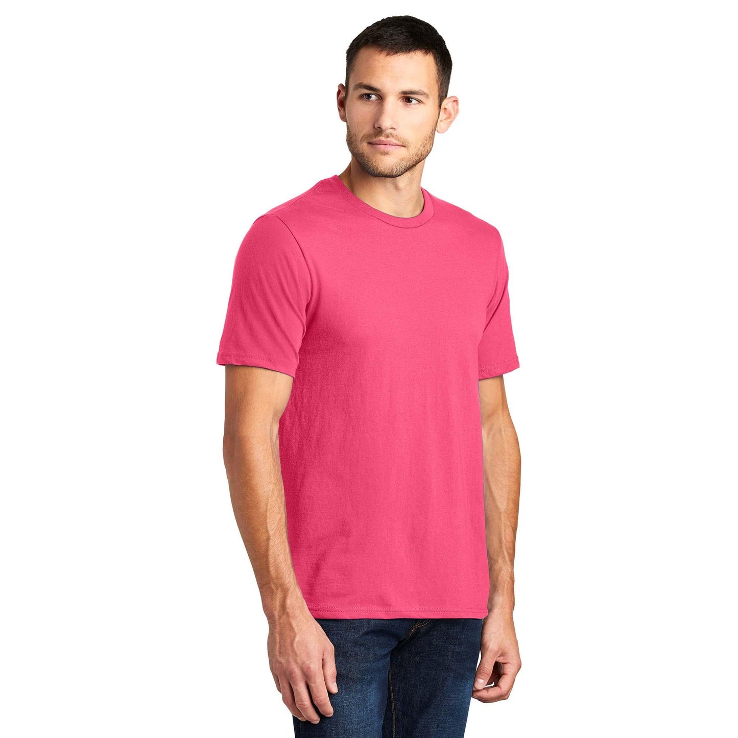 Black T-Shirts - District - Soft Fabric - Trendy Style